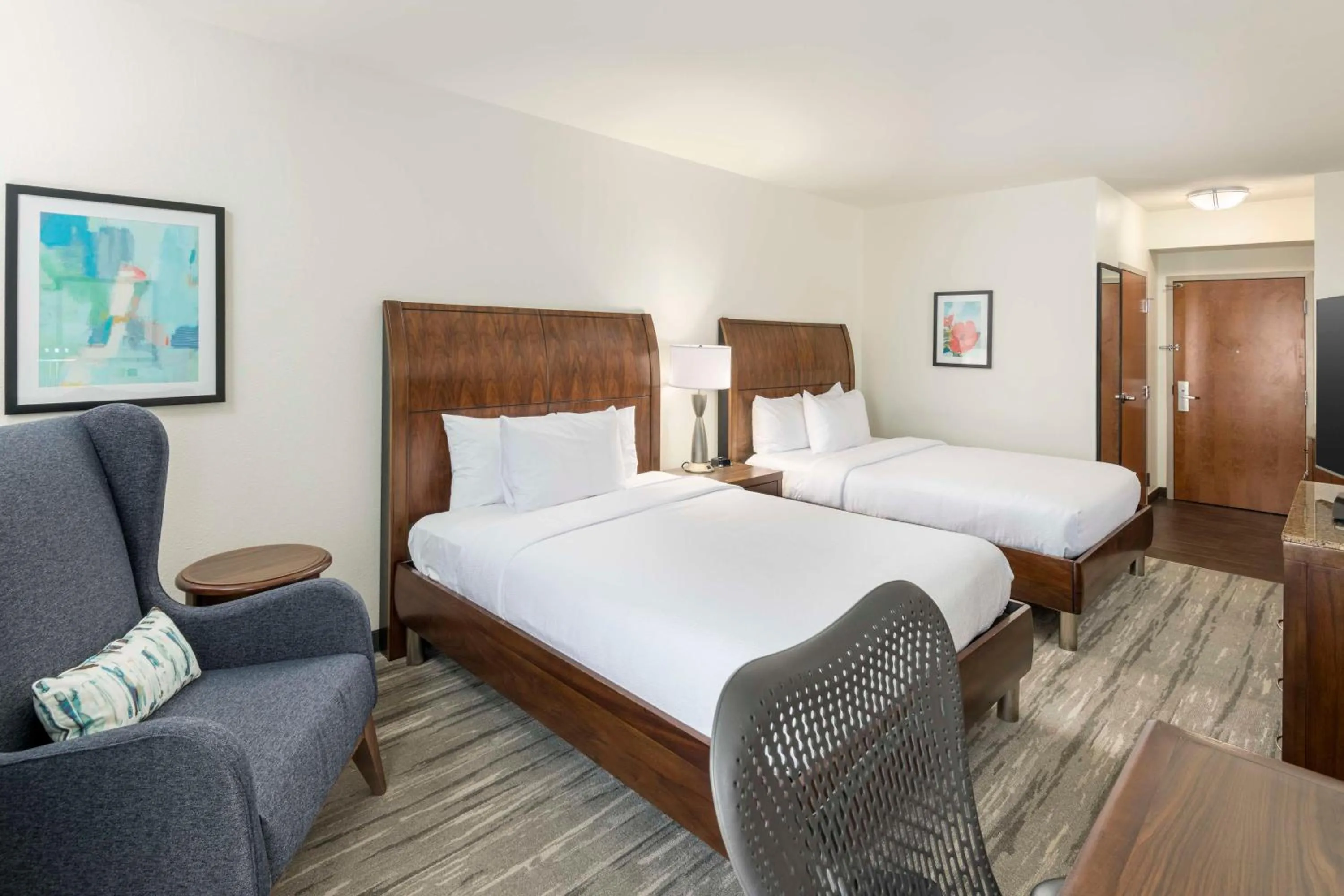 Bed in Hilton Garden Inn Boca Raton