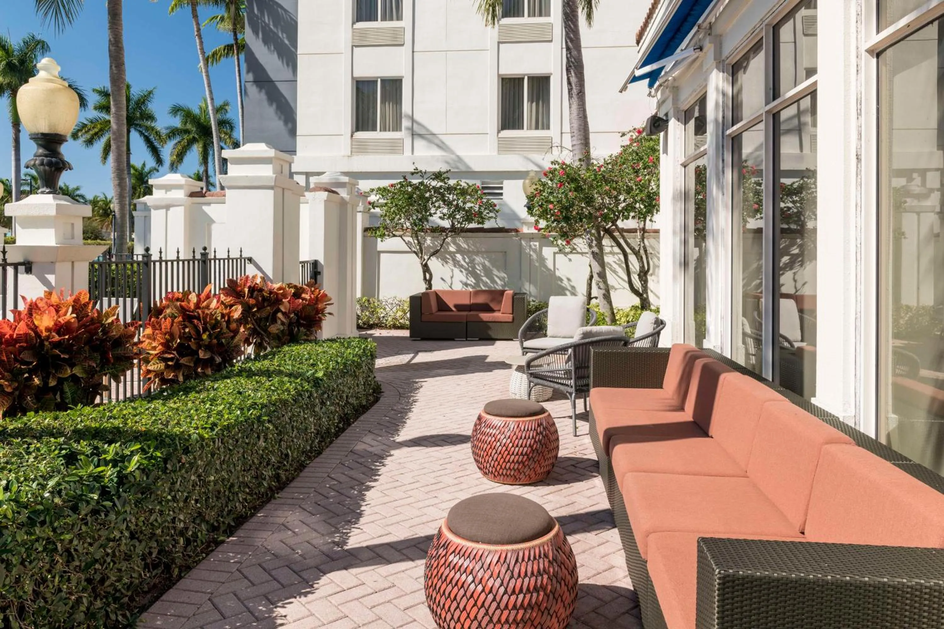 Patio in Hilton Garden Inn Boca Raton
