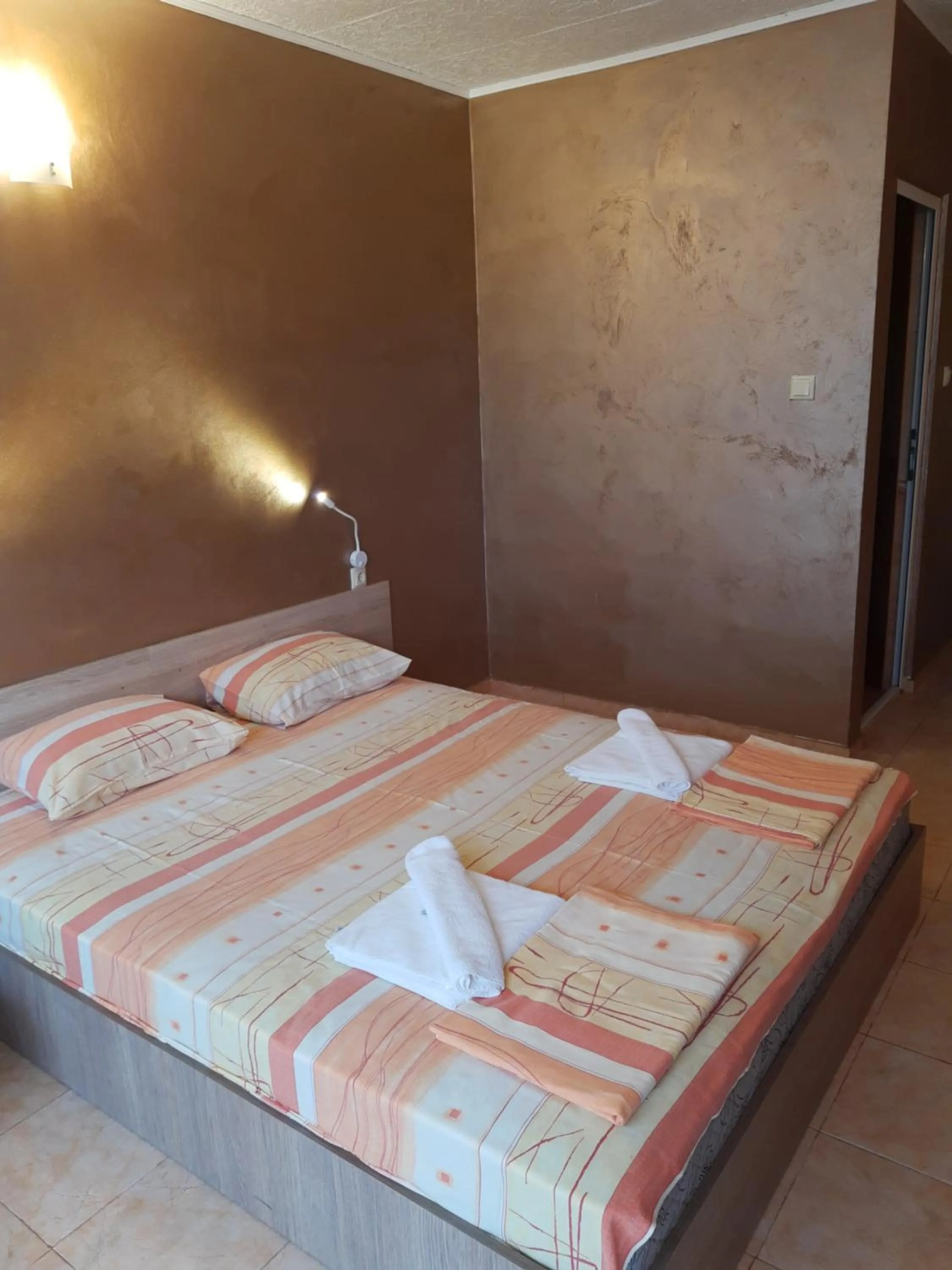 Bed in Morska Zvezda Guest House