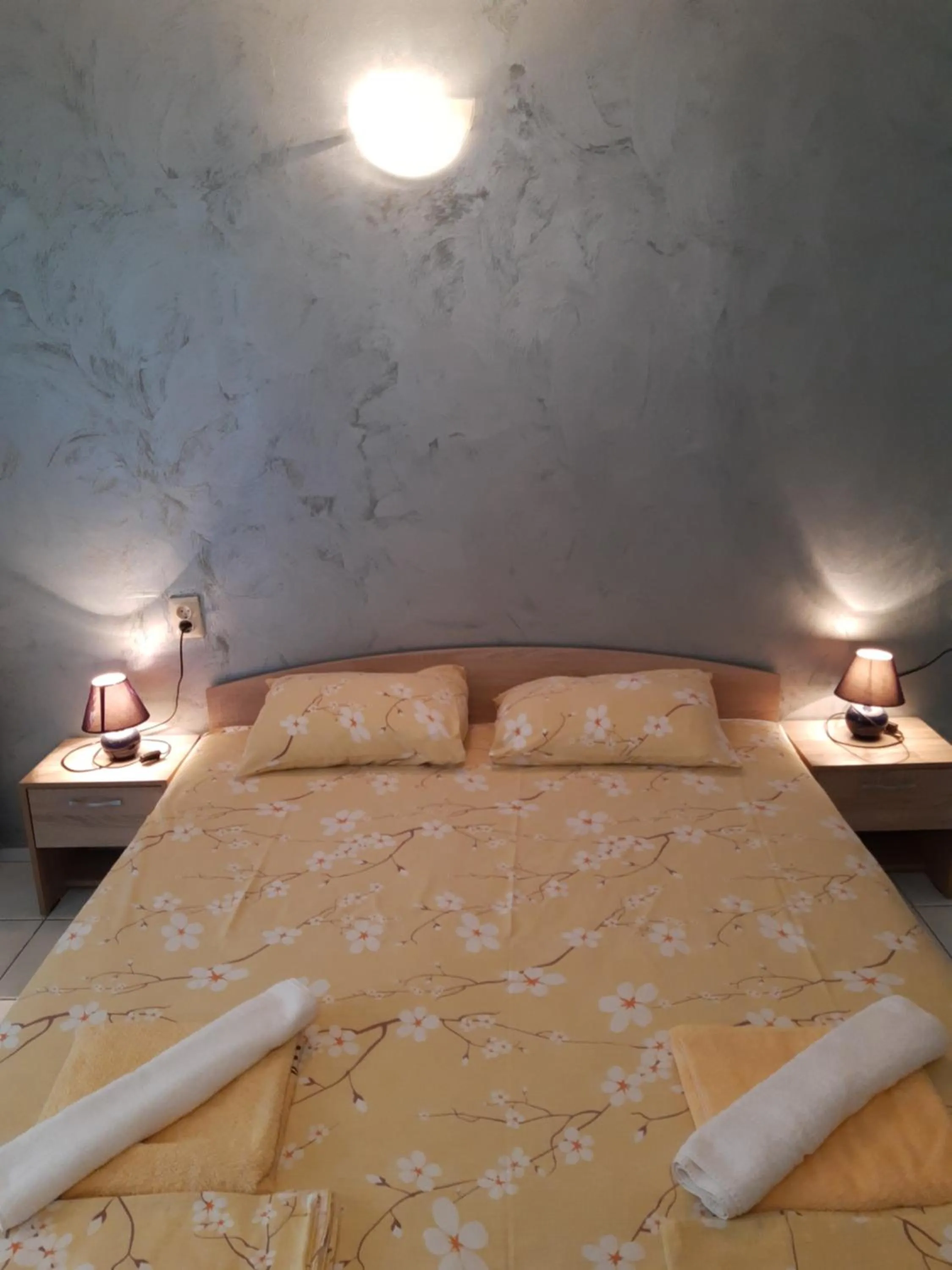 Bed in Morska Zvezda Guest House