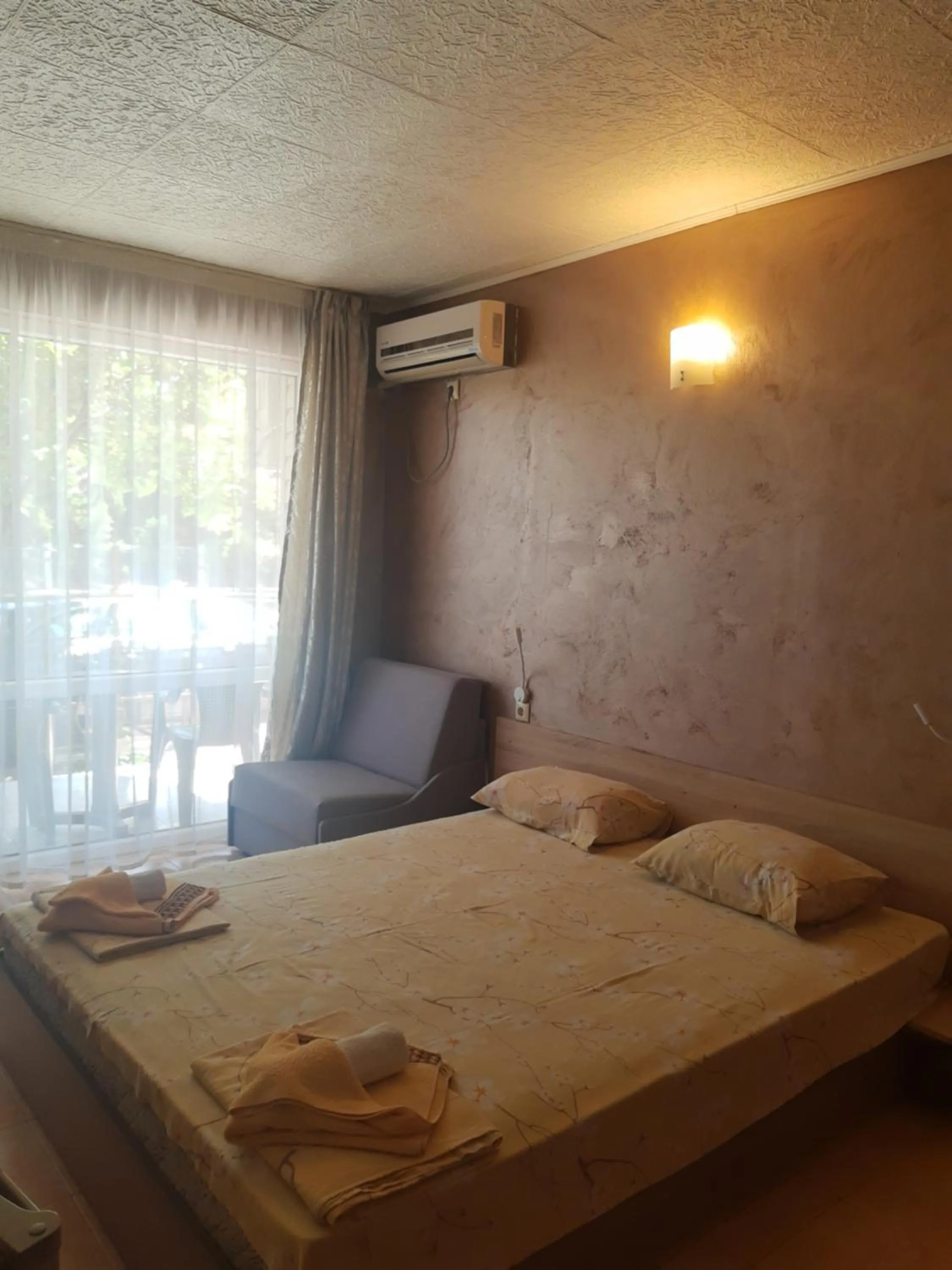 Bed in Morska Zvezda Guest House