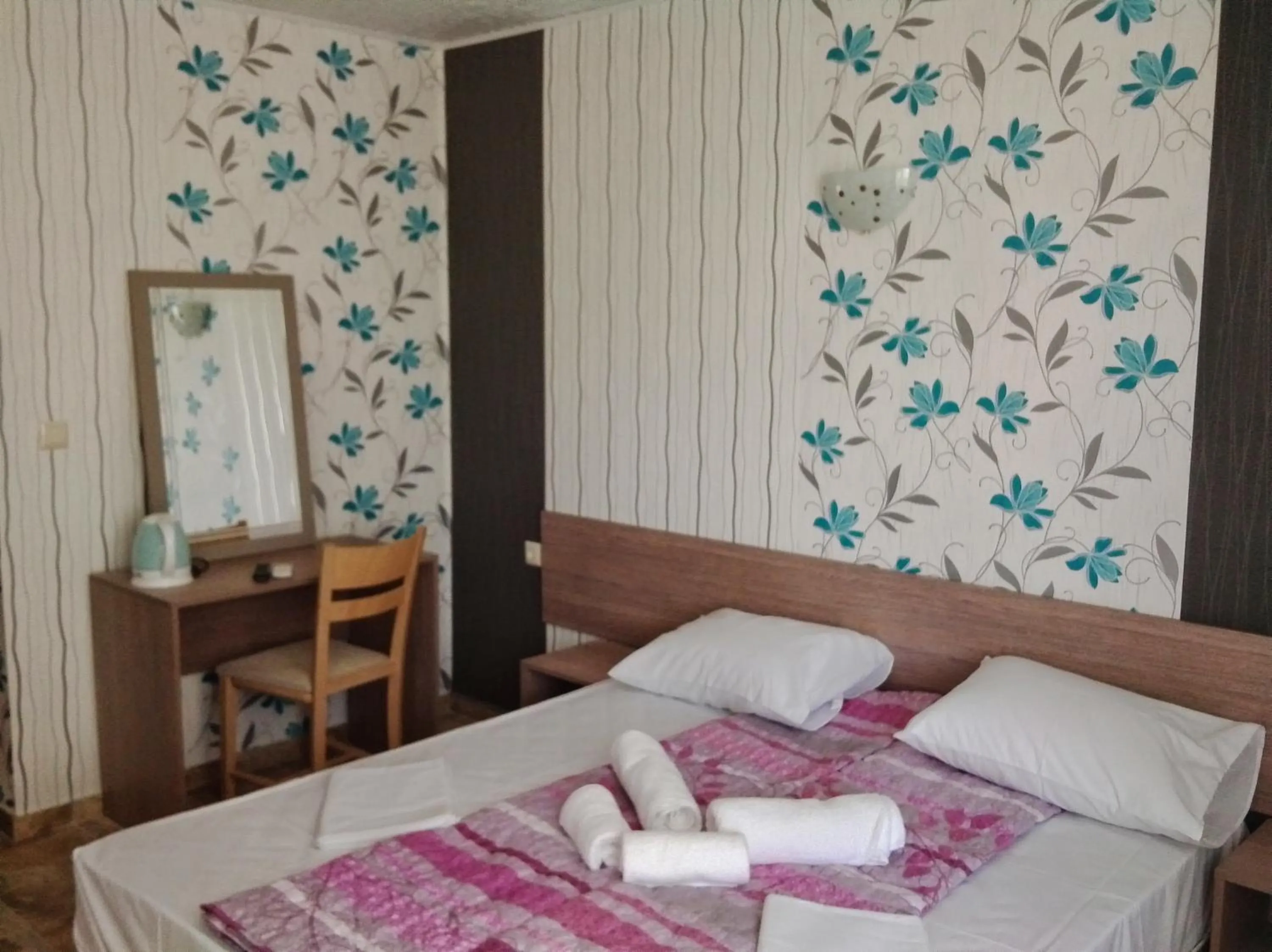Bed in Morska Zvezda Guest House