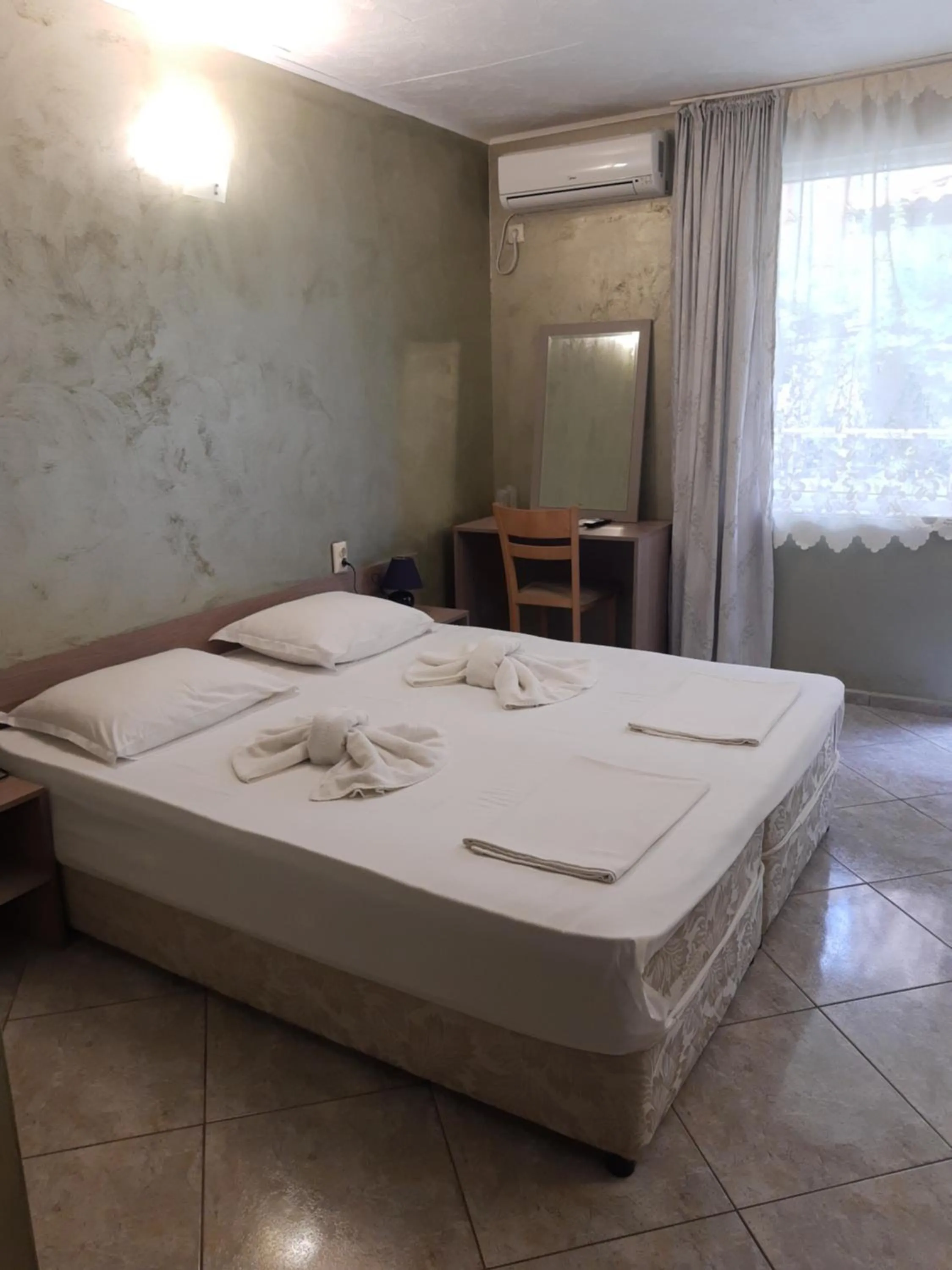 Bed in Morska Zvezda Guest House