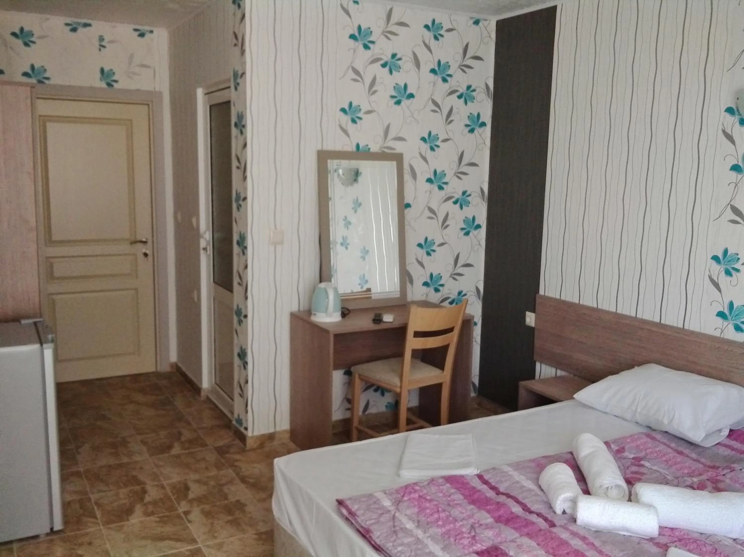 Bed in Morska Zvezda Guest House