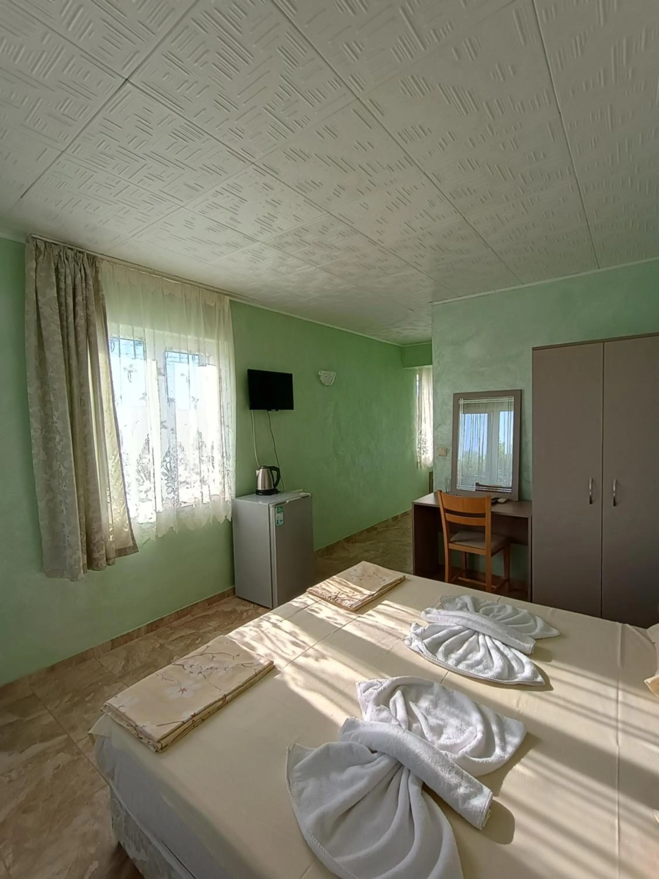 Bed in Morska Zvezda Guest House