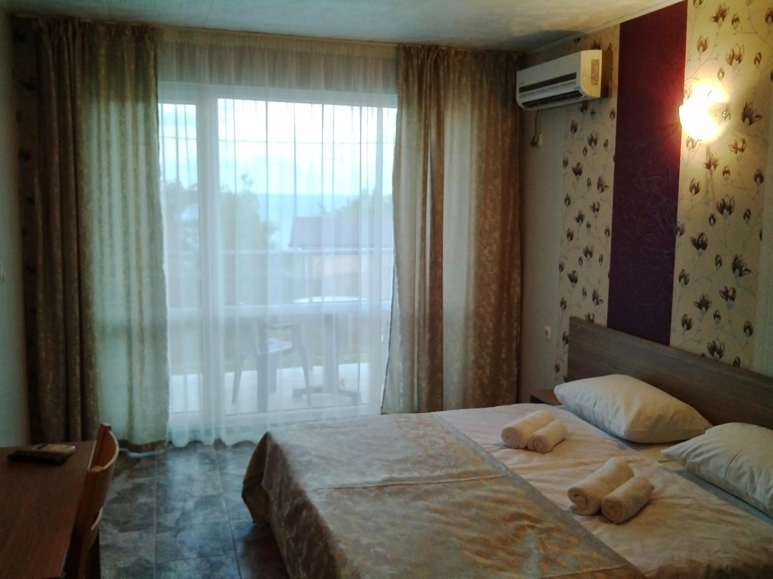 Bed in Morska Zvezda Guest House