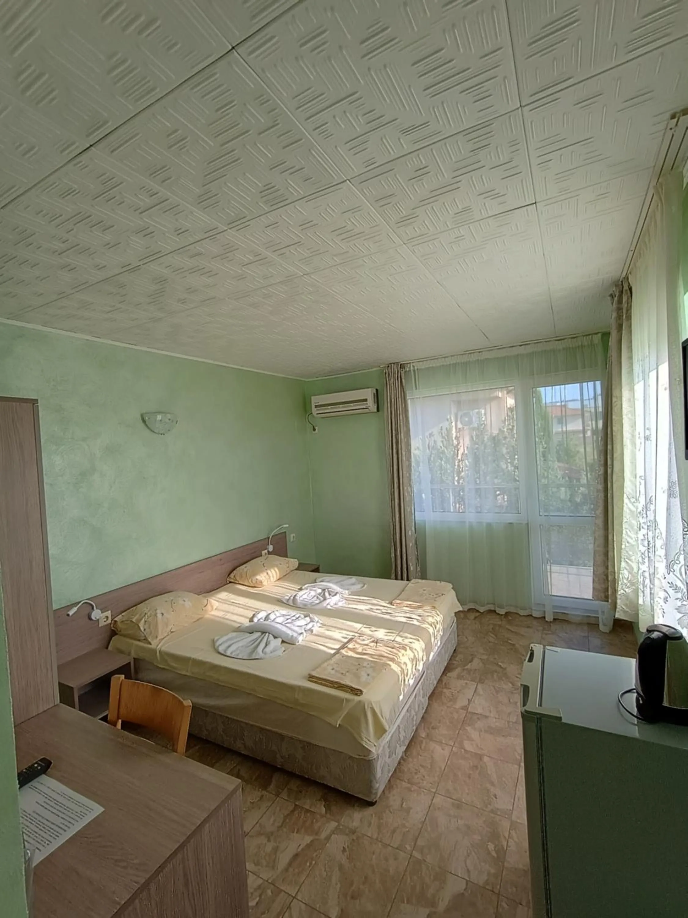 Bed in Morska Zvezda Guest House