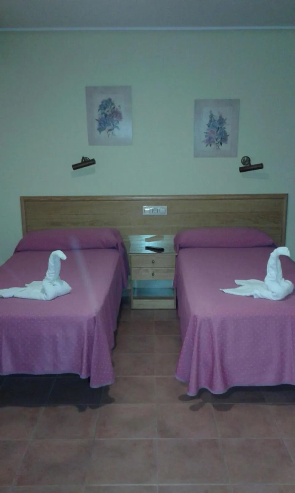 Bed in Hotel Los Molinos