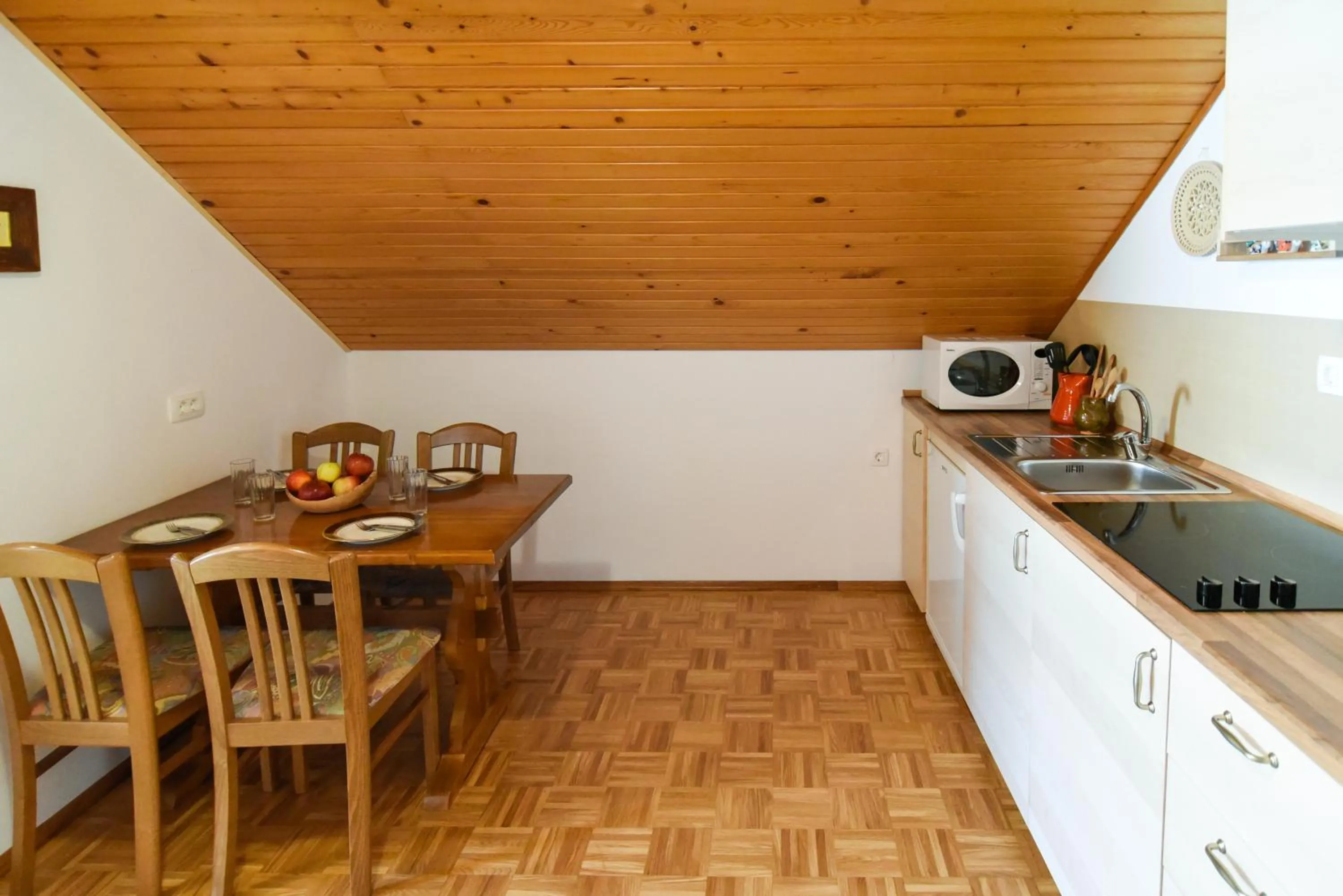 Kitchen or kitchenette in Tourist Farm "Pri Biscu"