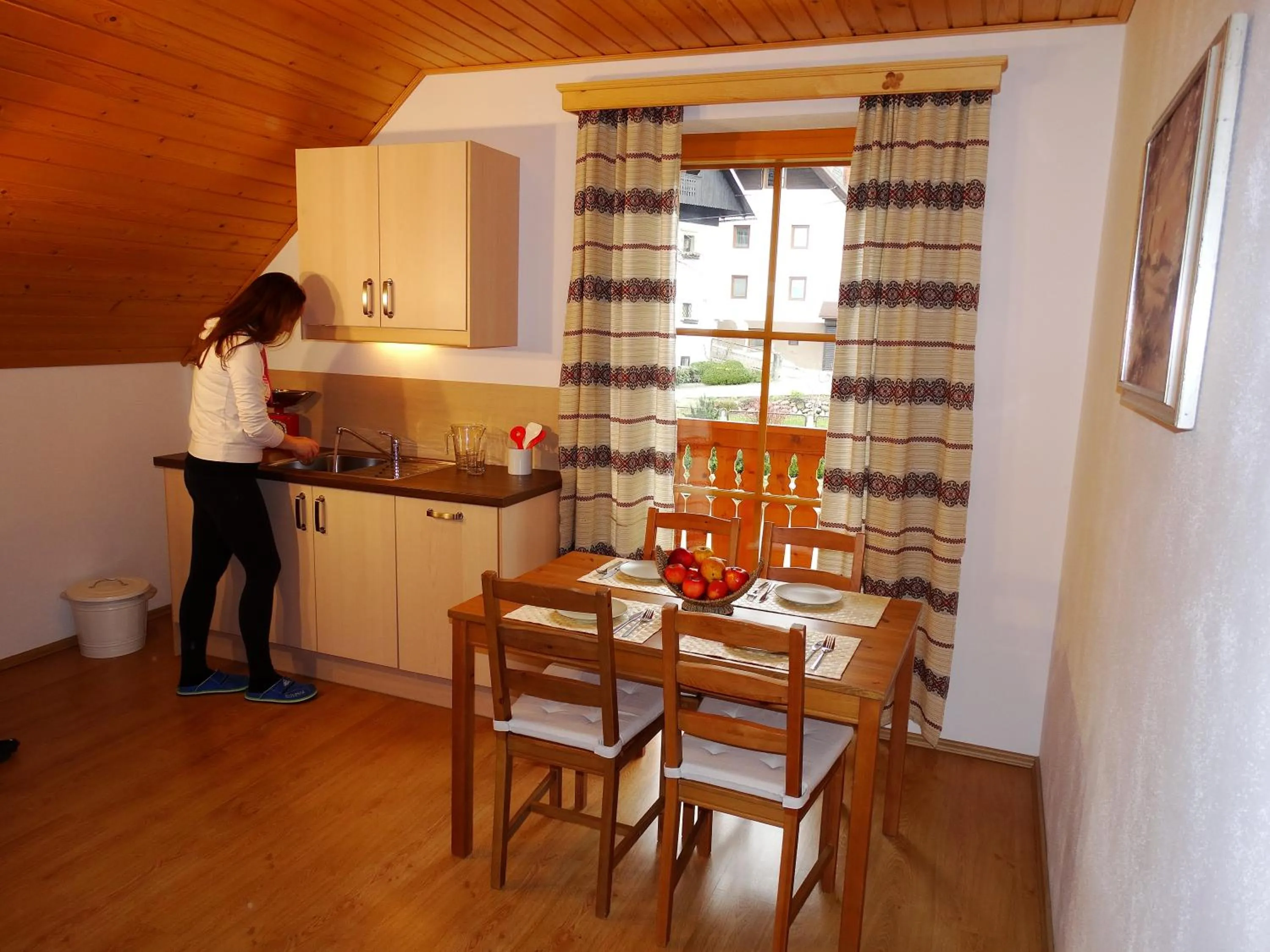 Kitchen or kitchenette in Tourist Farm "Pri Biscu"