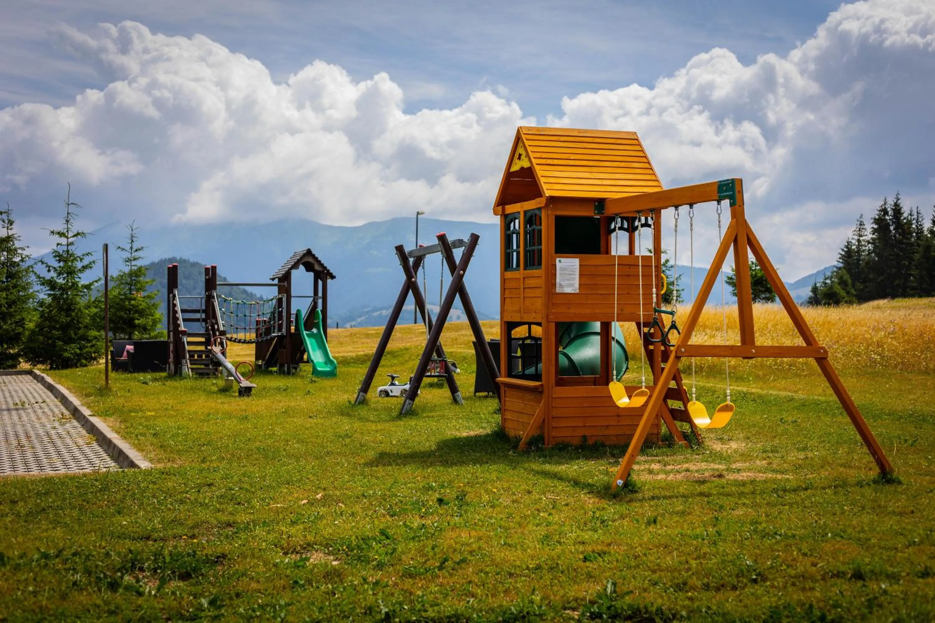 Children play ground in Wellness Hotel Encian Donovaly