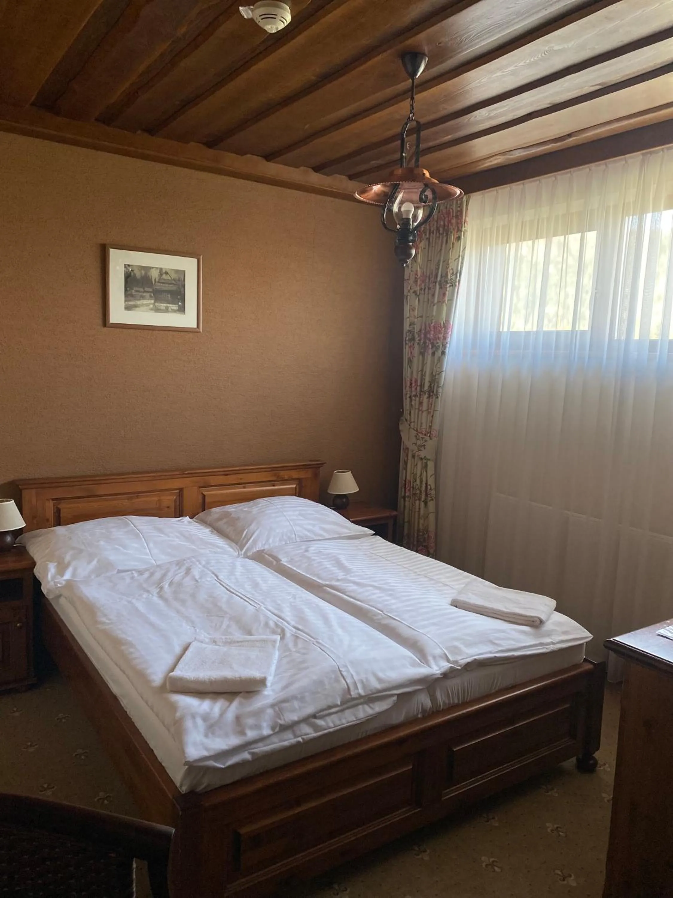 Decorative detail, Bed in Wellness Hotel Encian Donovaly