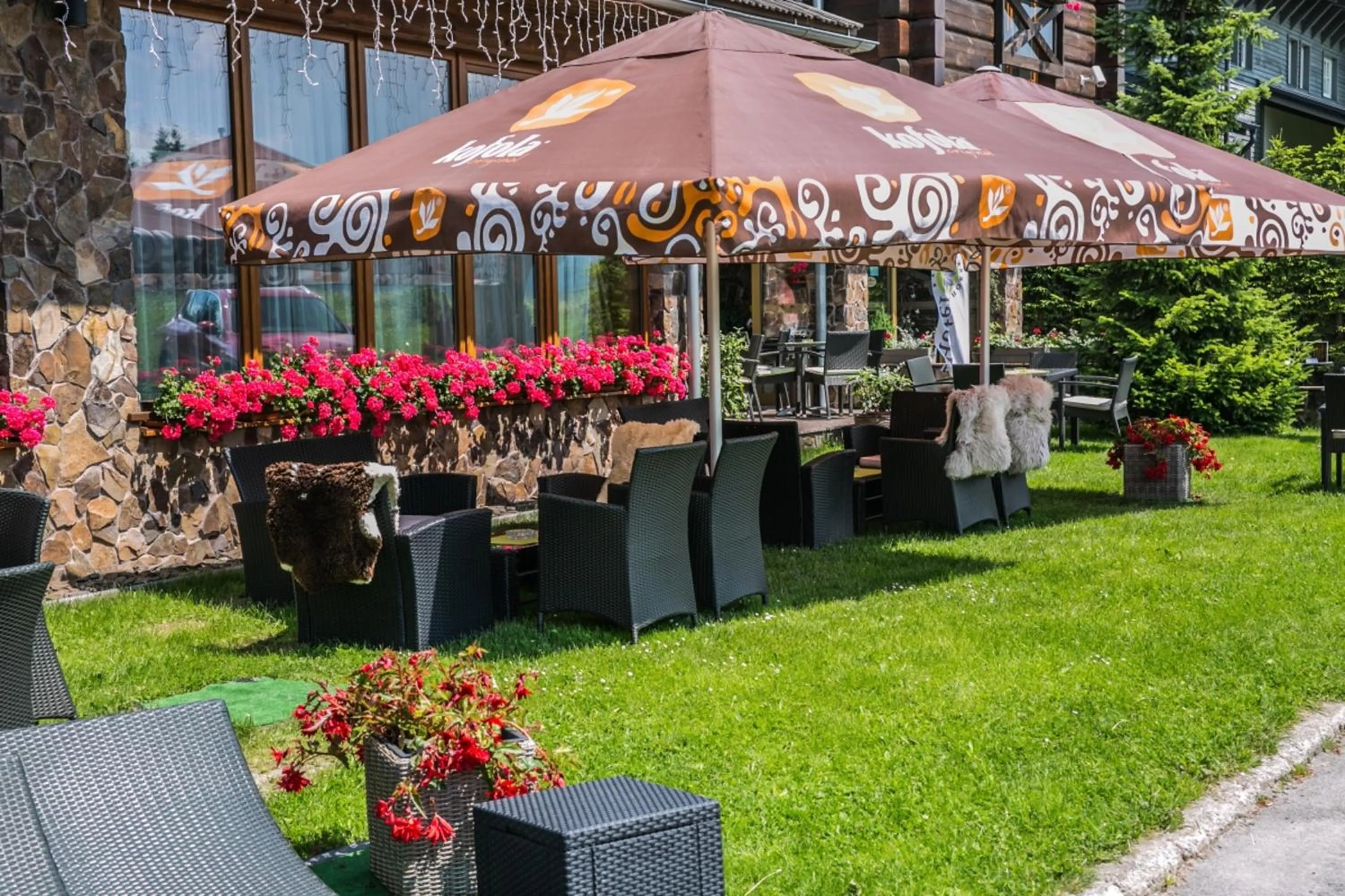 Balcony/Terrace in Wellness Hotel Encian Donovaly