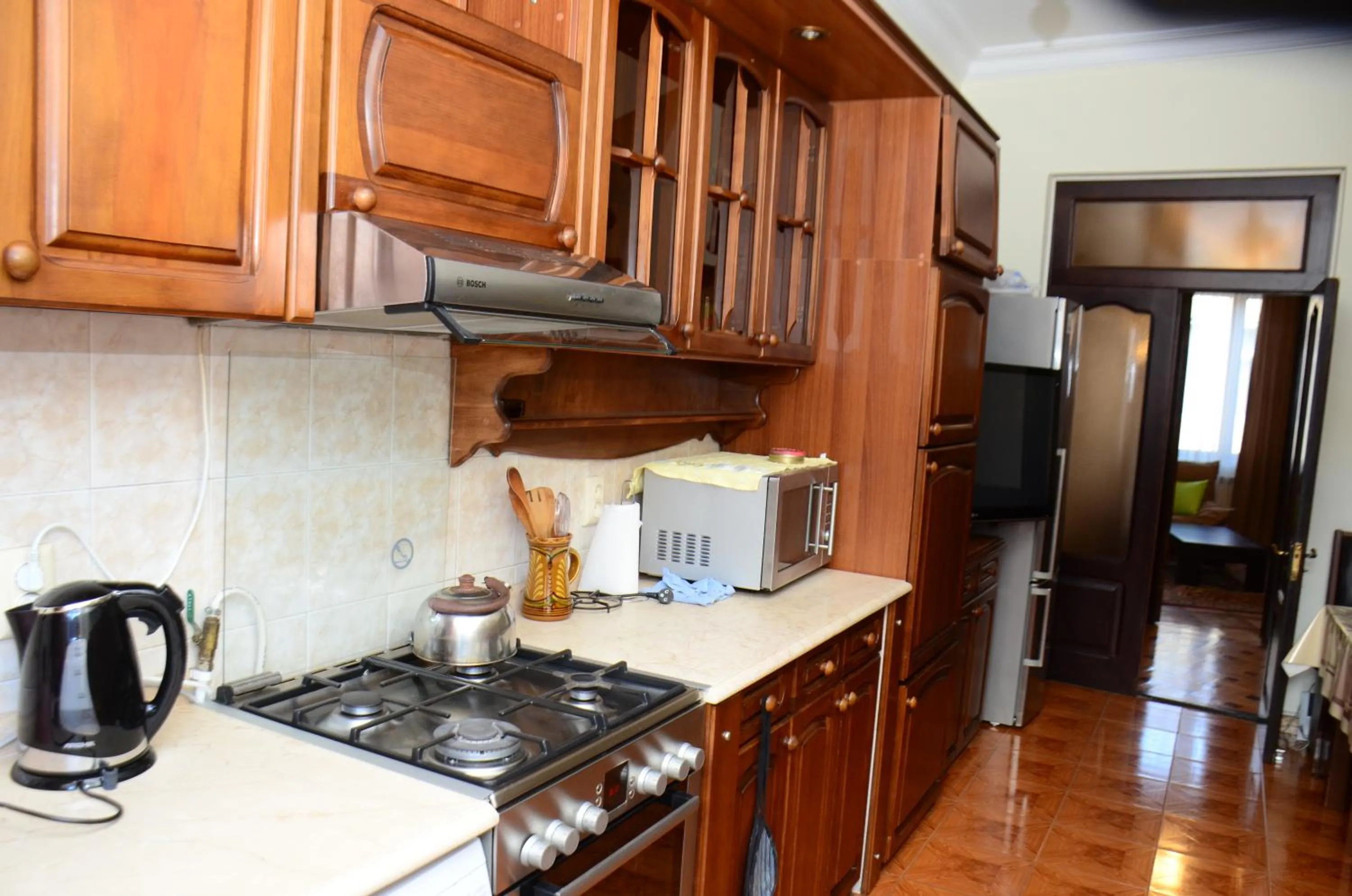 Kitchen or kitchenette in Guest House Batumi Globus
