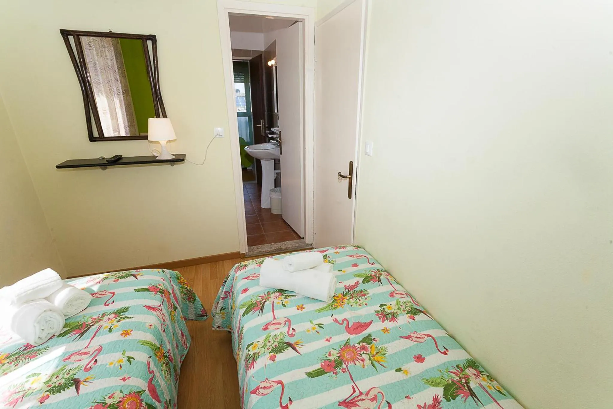 Bed in Hotel Romantik & Depandance