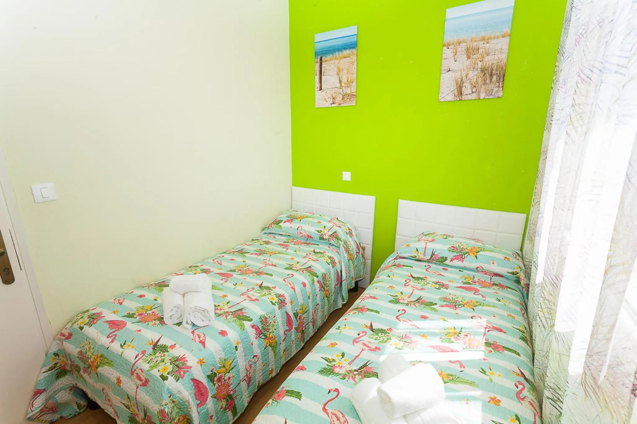 Bed in Hotel Romantik & Depandance