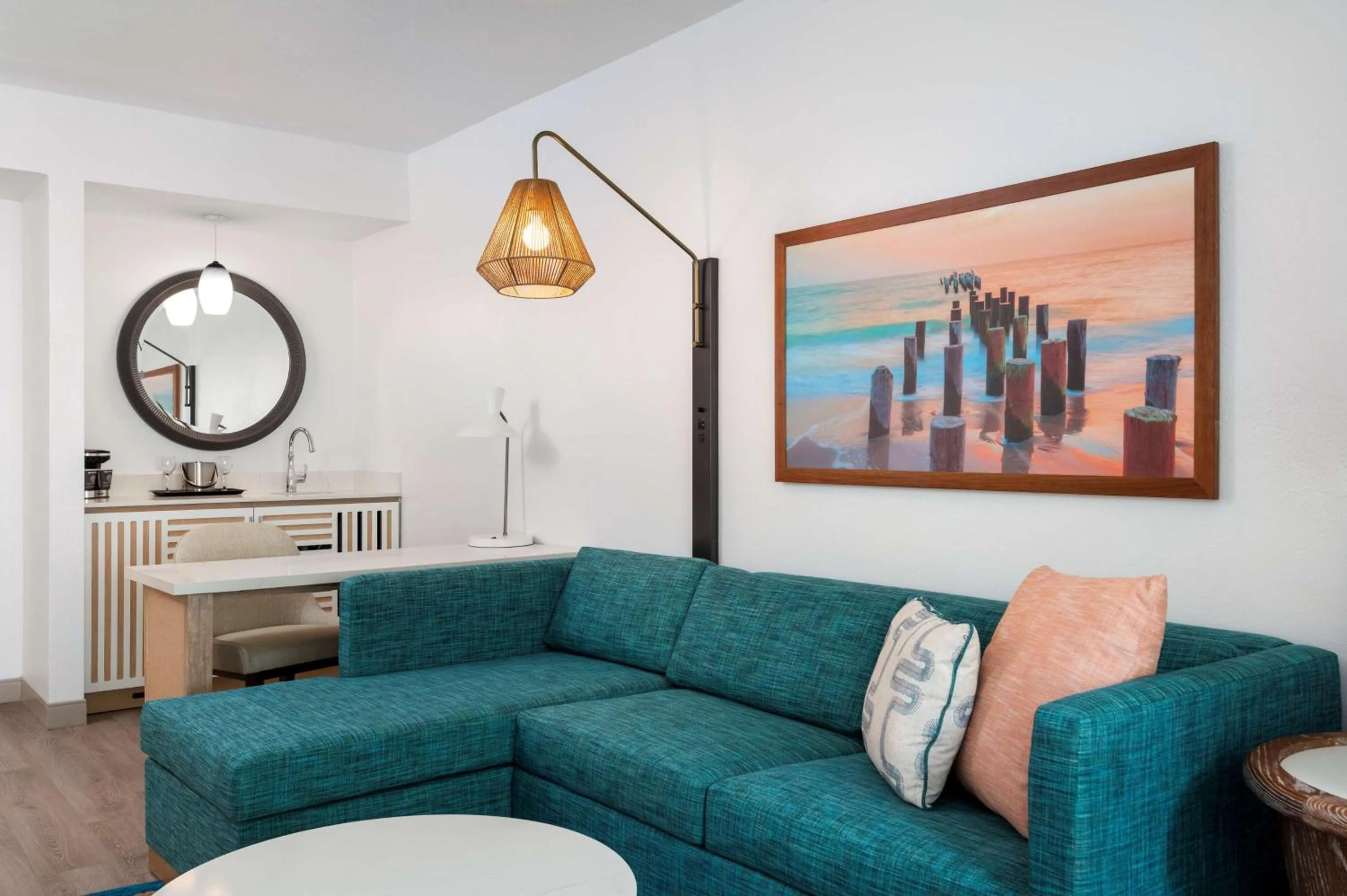 Living room in DoubleTree Suites by Hilton Naples