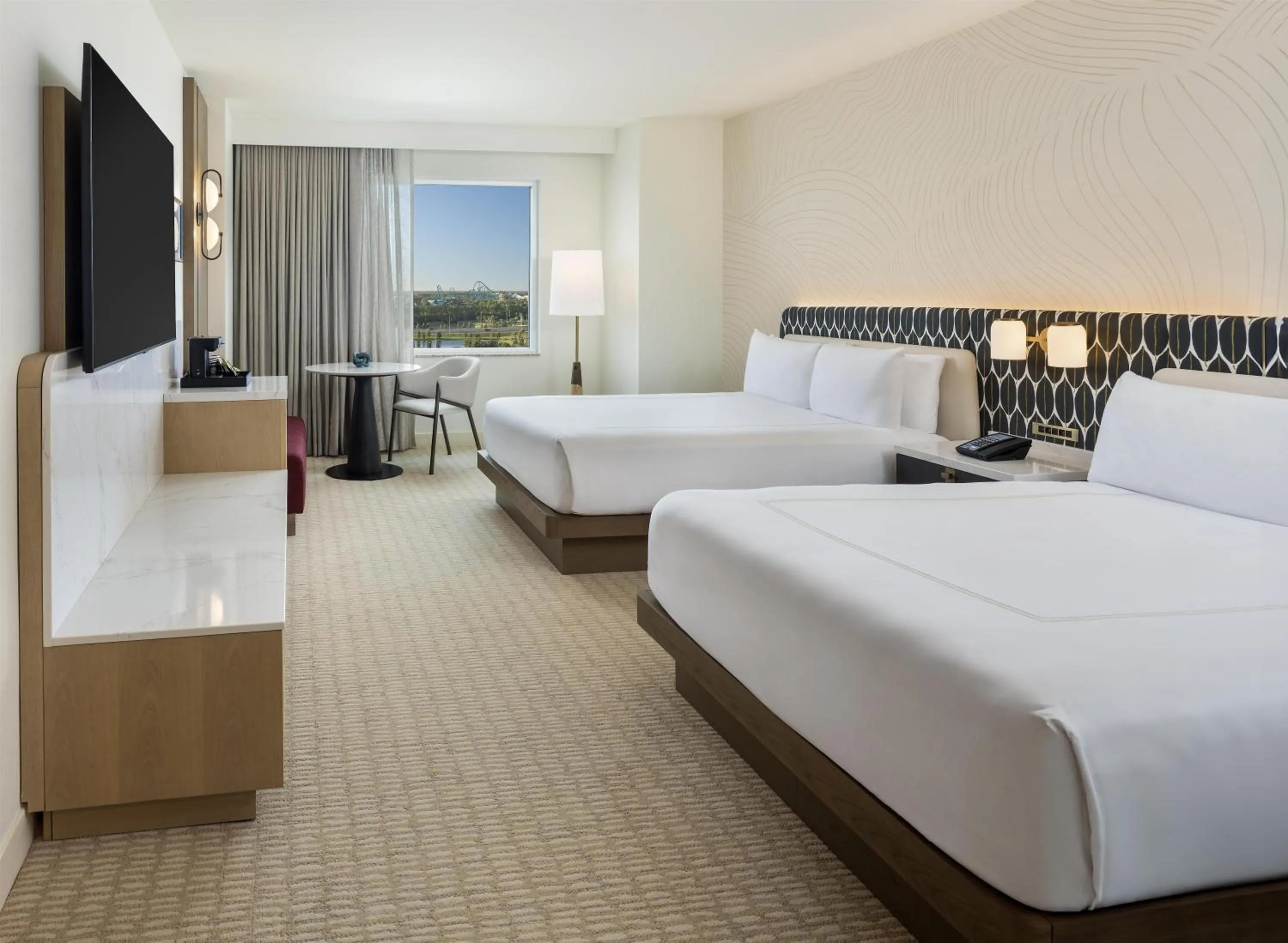 Bed in Hilton Orlando