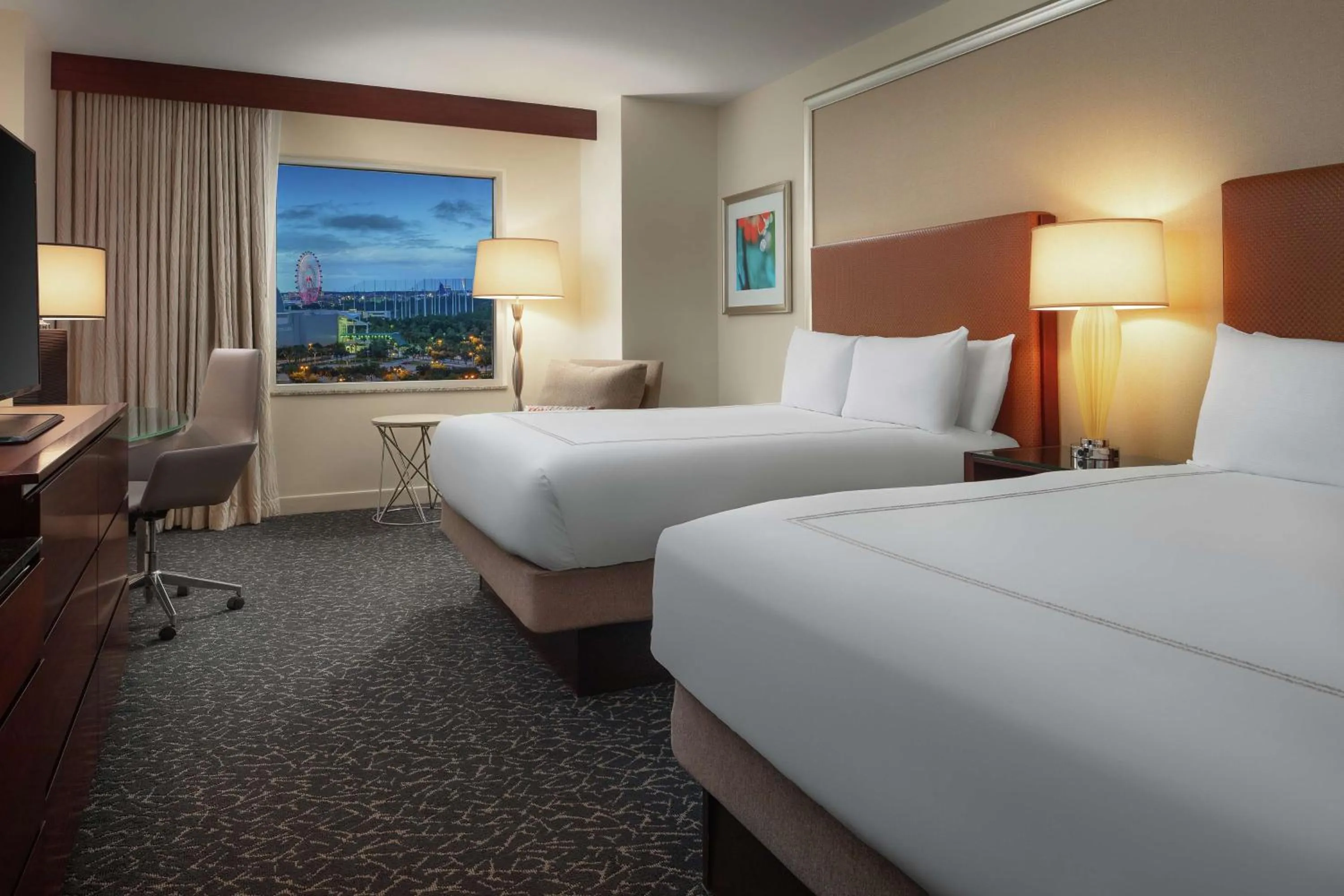 Bed in Hilton Orlando