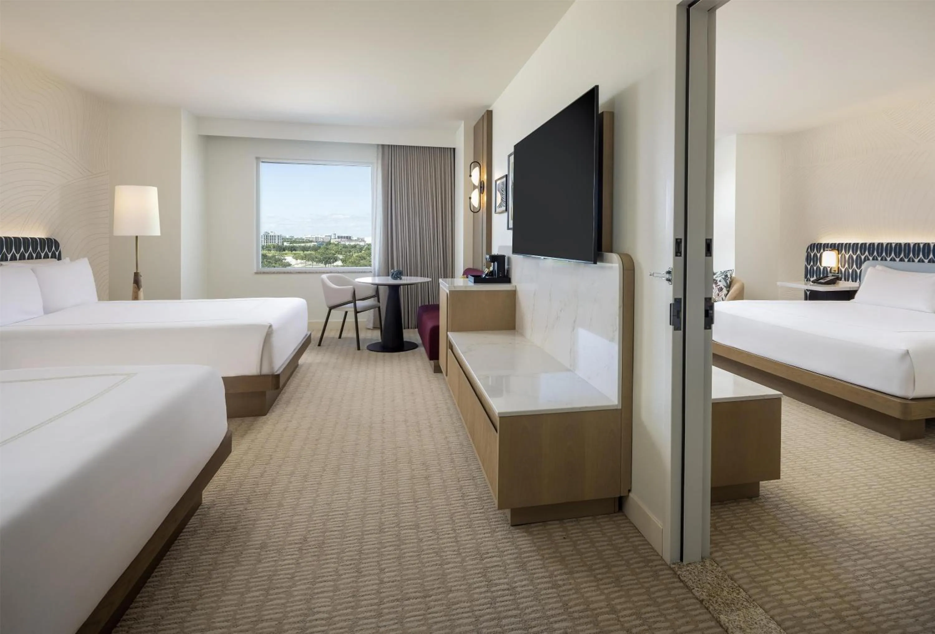 Bed in Hilton Orlando