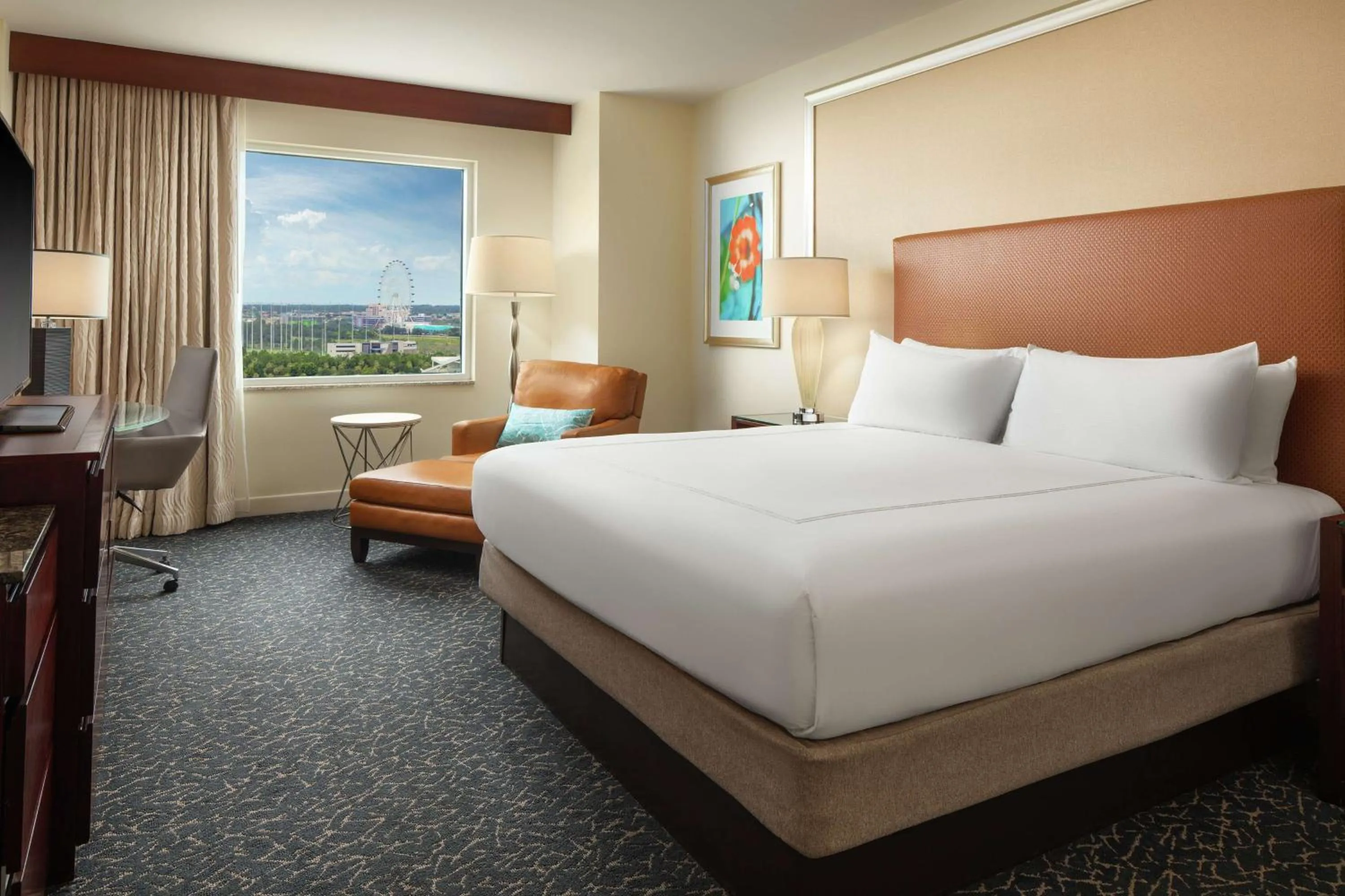 Bed in Hilton Orlando