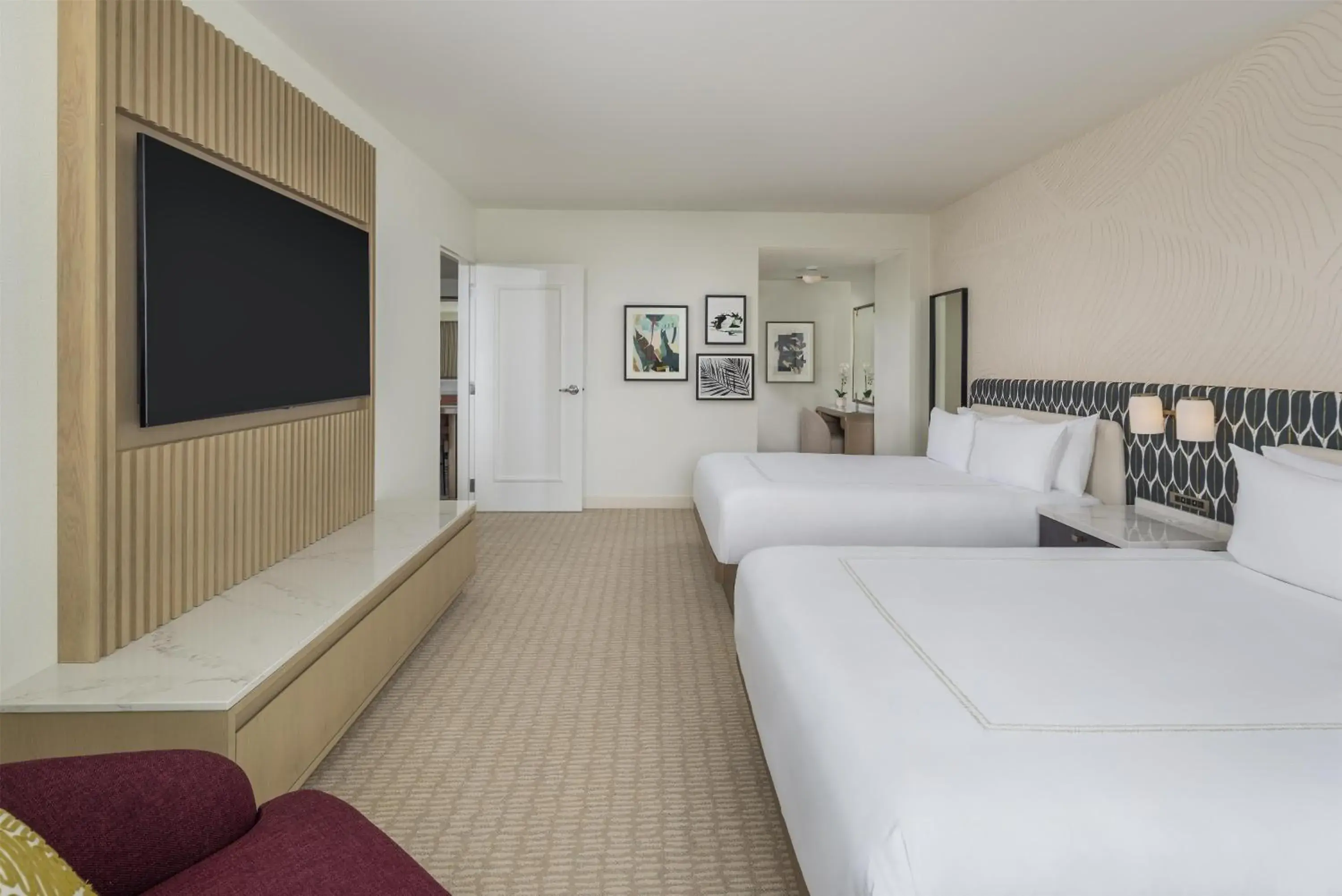 Bed in Hilton Orlando Bed in Hilton Orlando