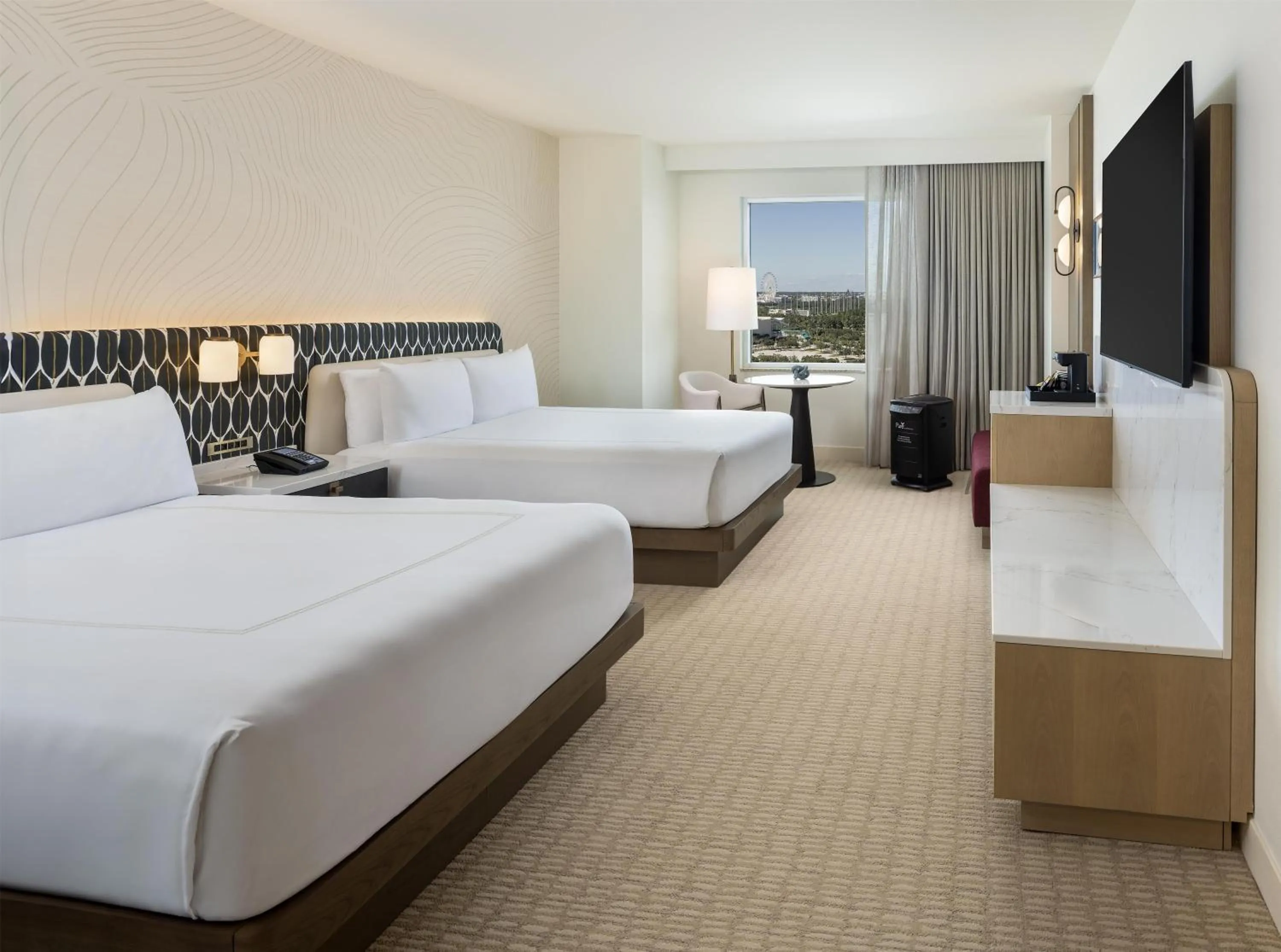 Bed in Hilton Orlando