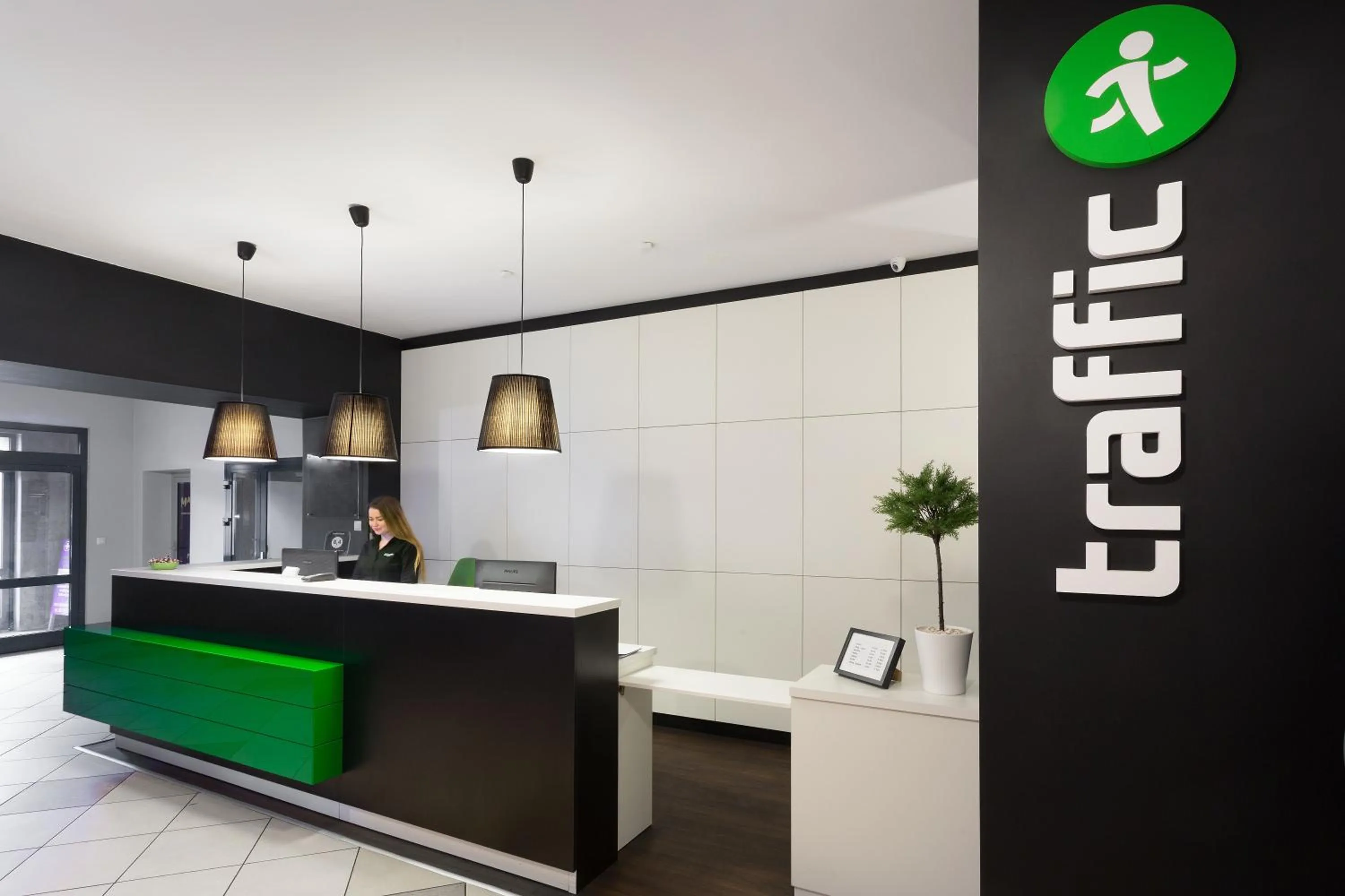 Lobby or reception in Hotel Traffic Poznań Stare Miasto