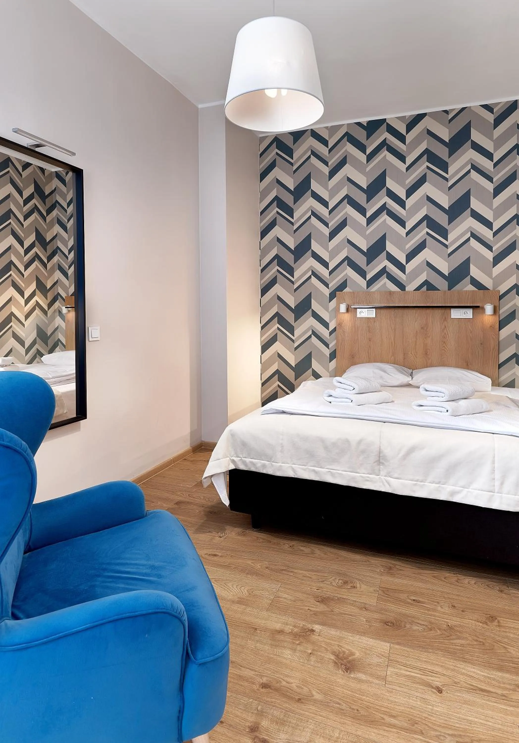 Bed in Hotel Traffic Poznań Stare Miasto