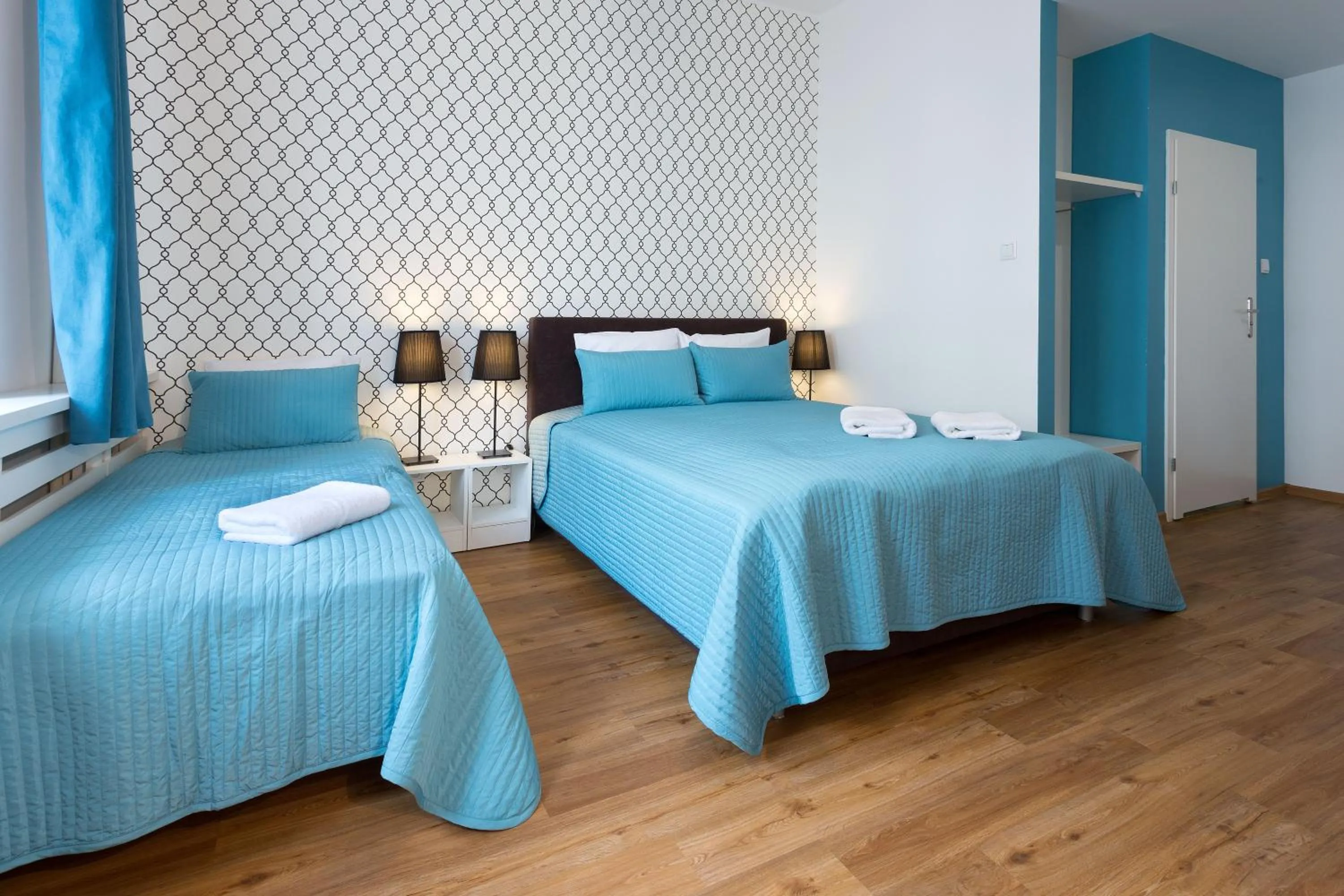 Photo of the whole room, Bed in Hotel Traffic Poznań Stare Miasto