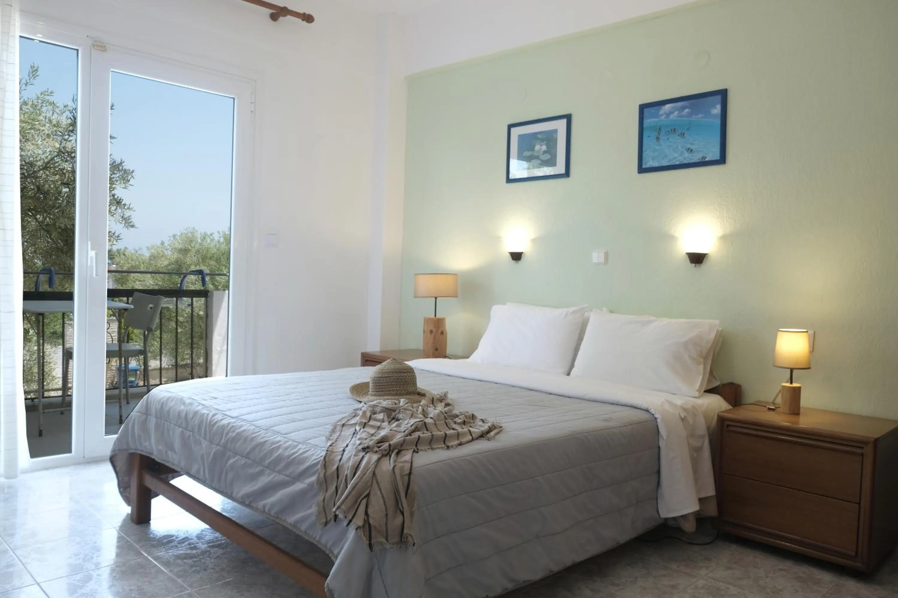 Bed in Aphrodite Studios