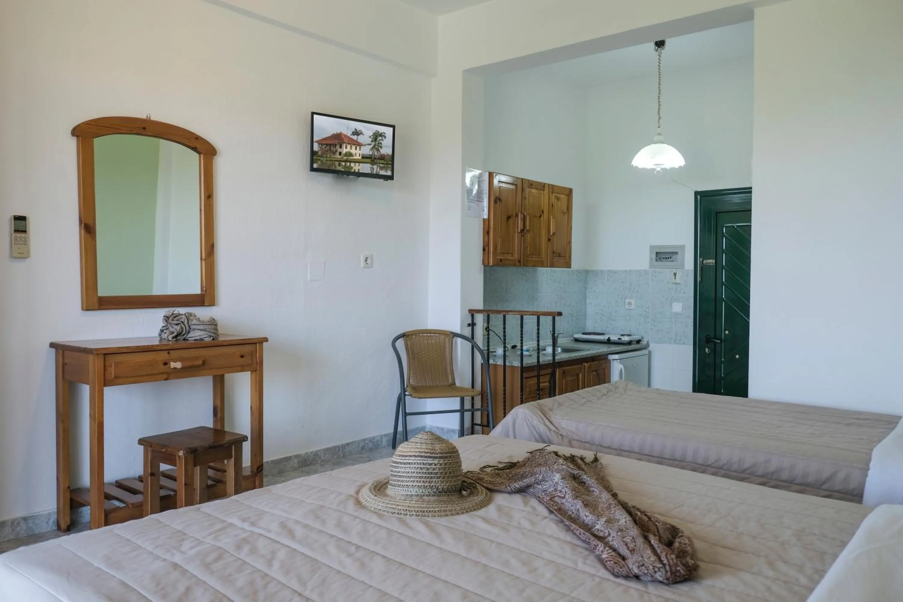 Bed in Aphrodite Studios