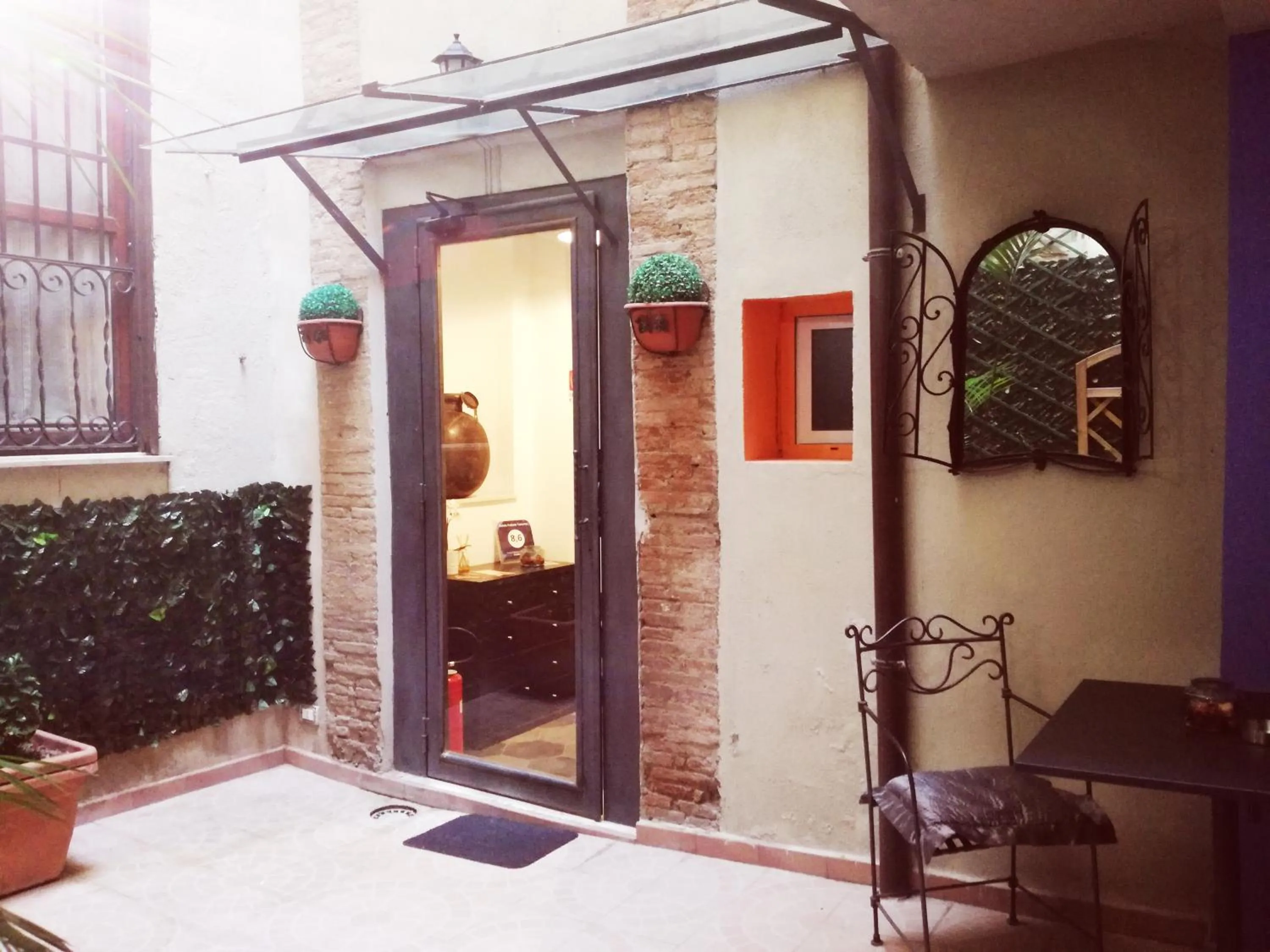 Patio in Relais Palazzo Taverna