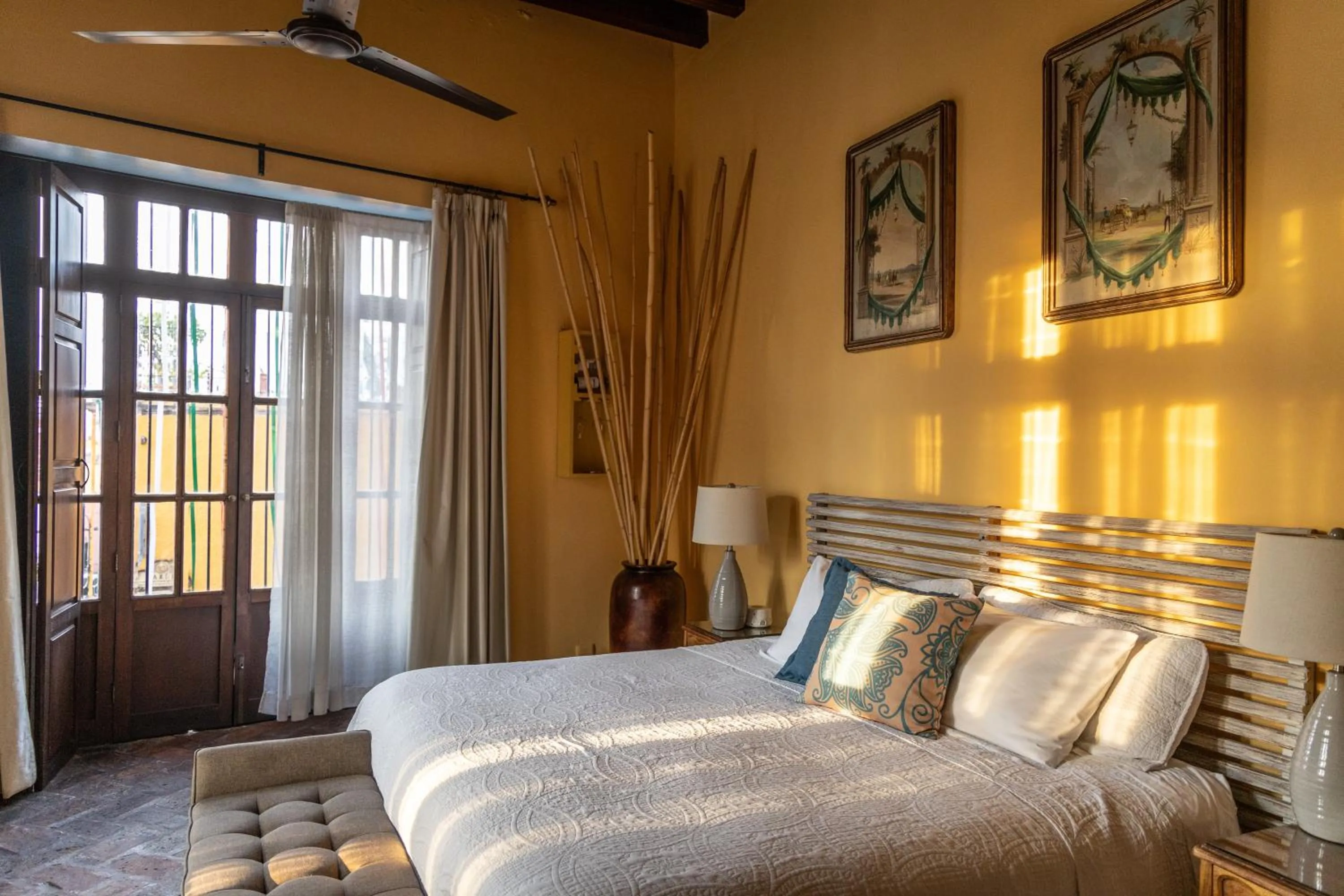 Bed in Casa Schuck Boutique Hotel