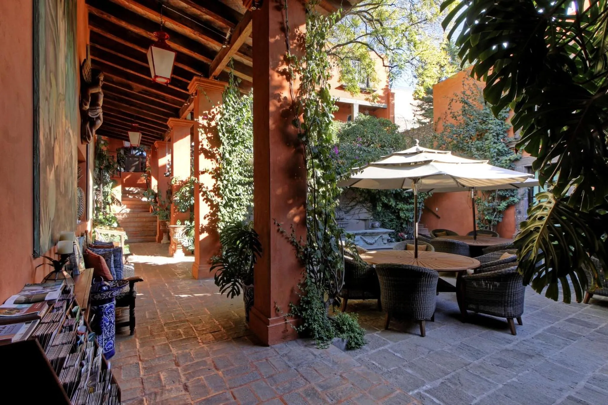 Patio in Casa Schuck Boutique Hotel
