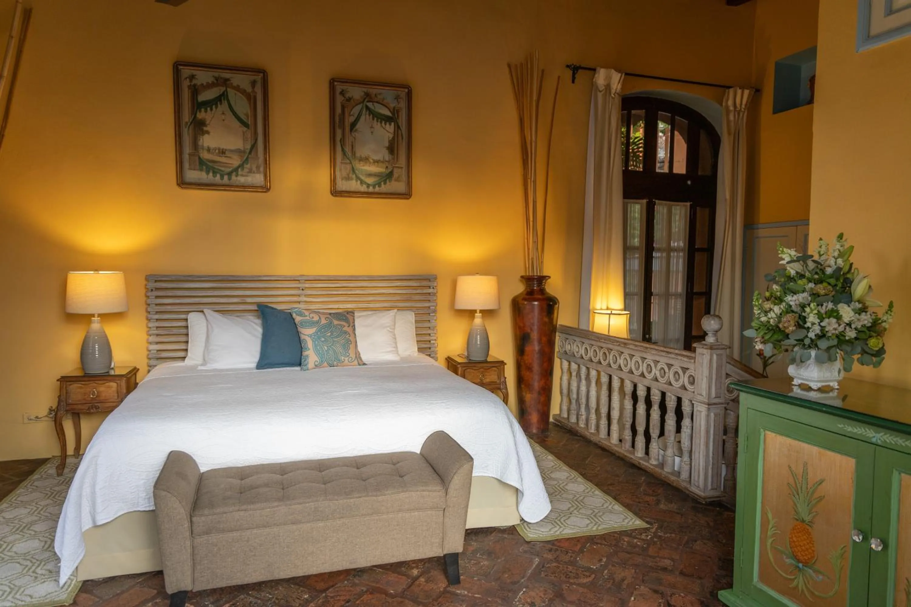 Bed in Casa Schuck Boutique Hotel