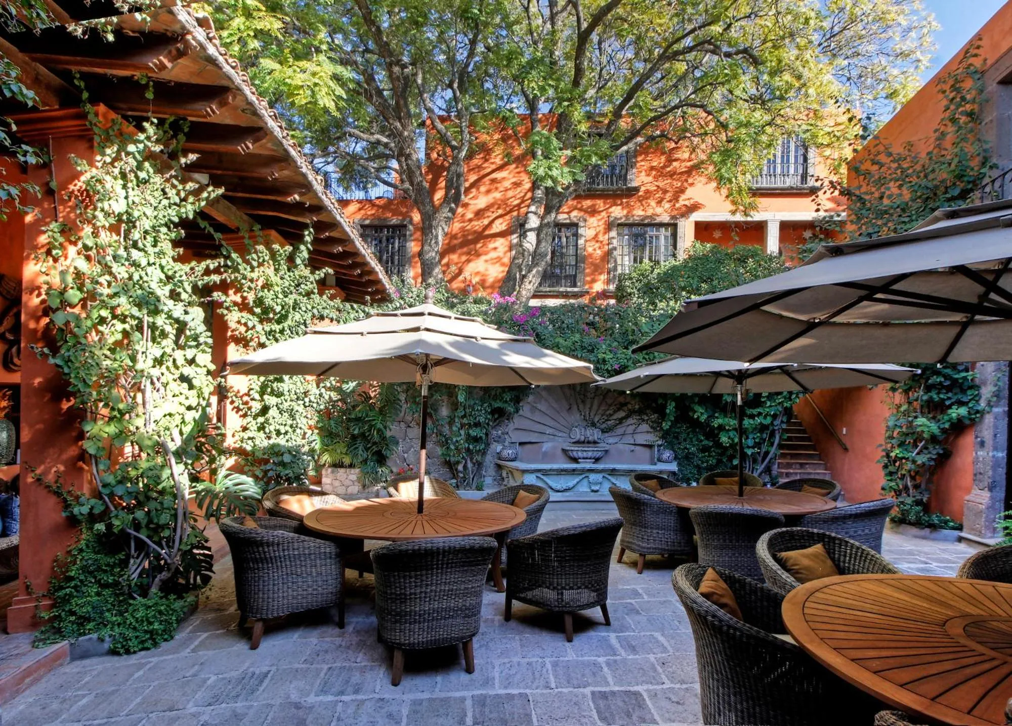 Patio in Casa Schuck Boutique Hotel