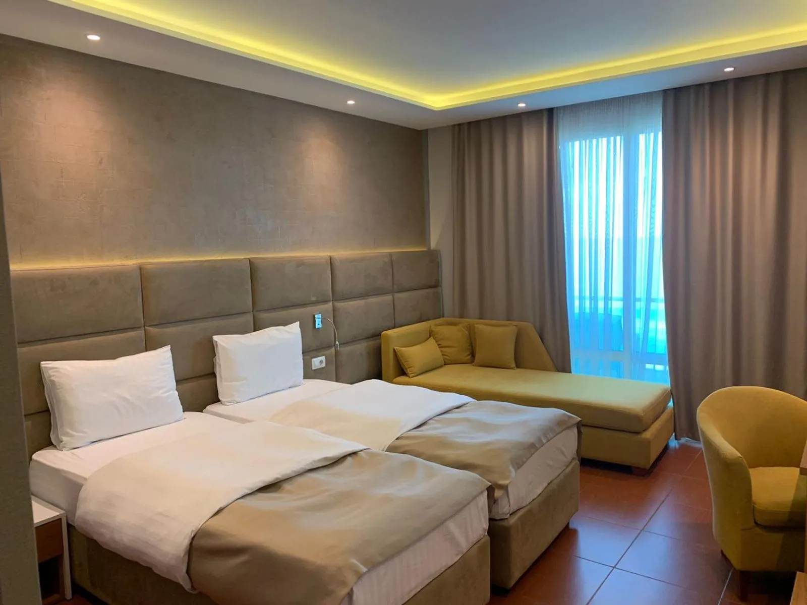 Photo of the whole room, Bed in Albanian Star Hotel