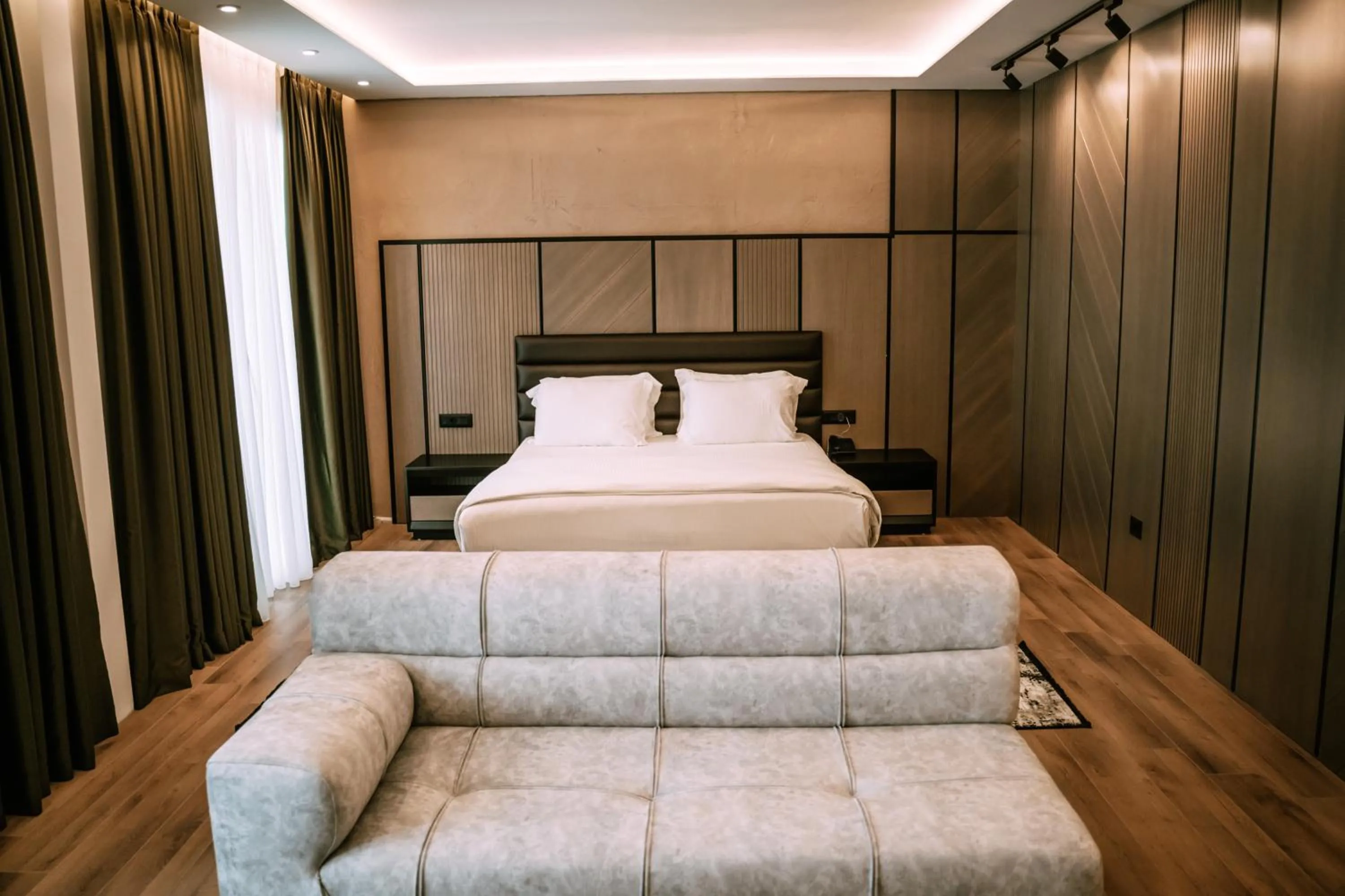 Photo of the whole room, Bed in Albanian Star Hotel