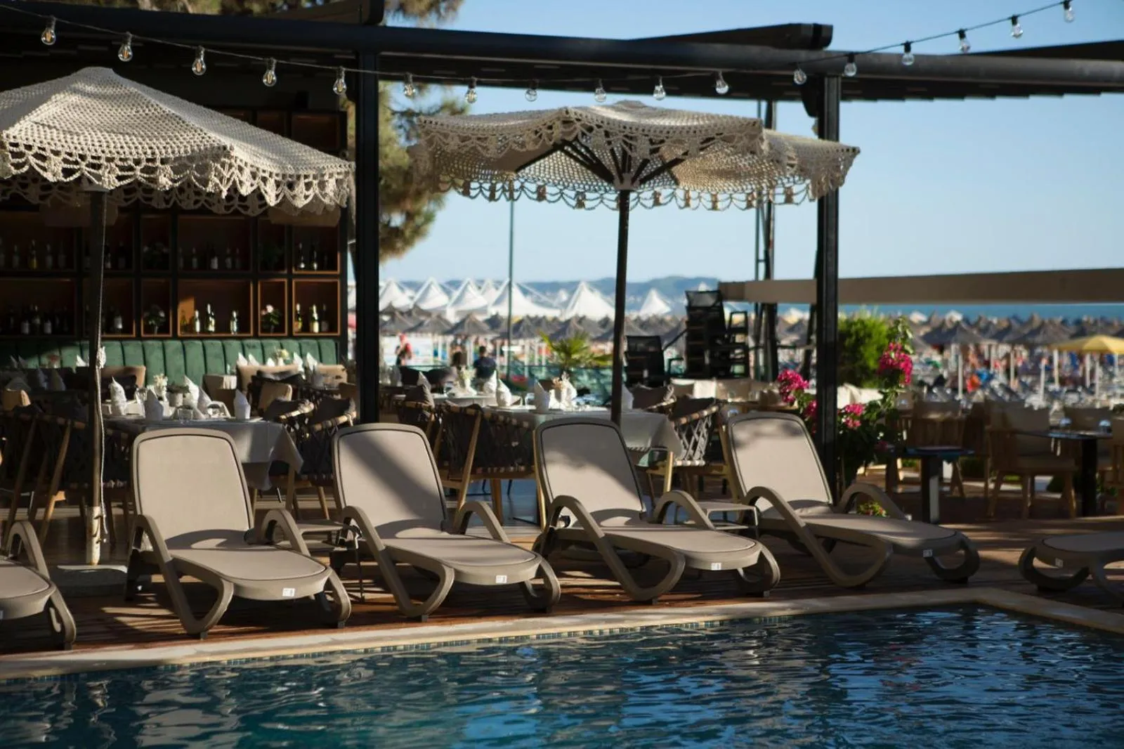 Swimming pool in Albanian Star Hotel