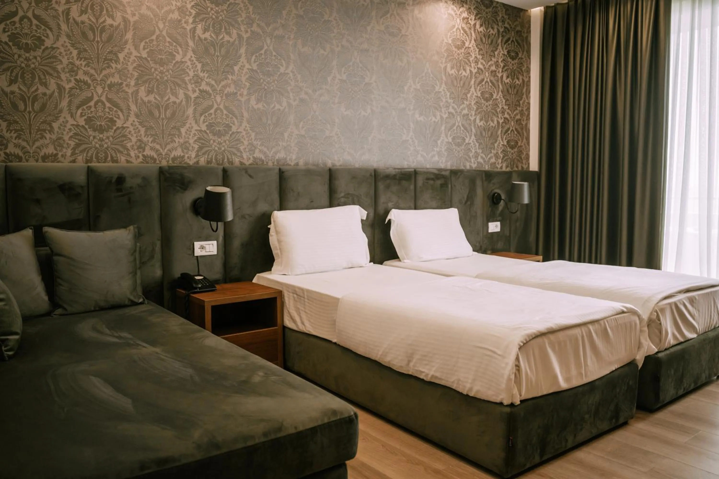 Bed in Albanian Star Hotel