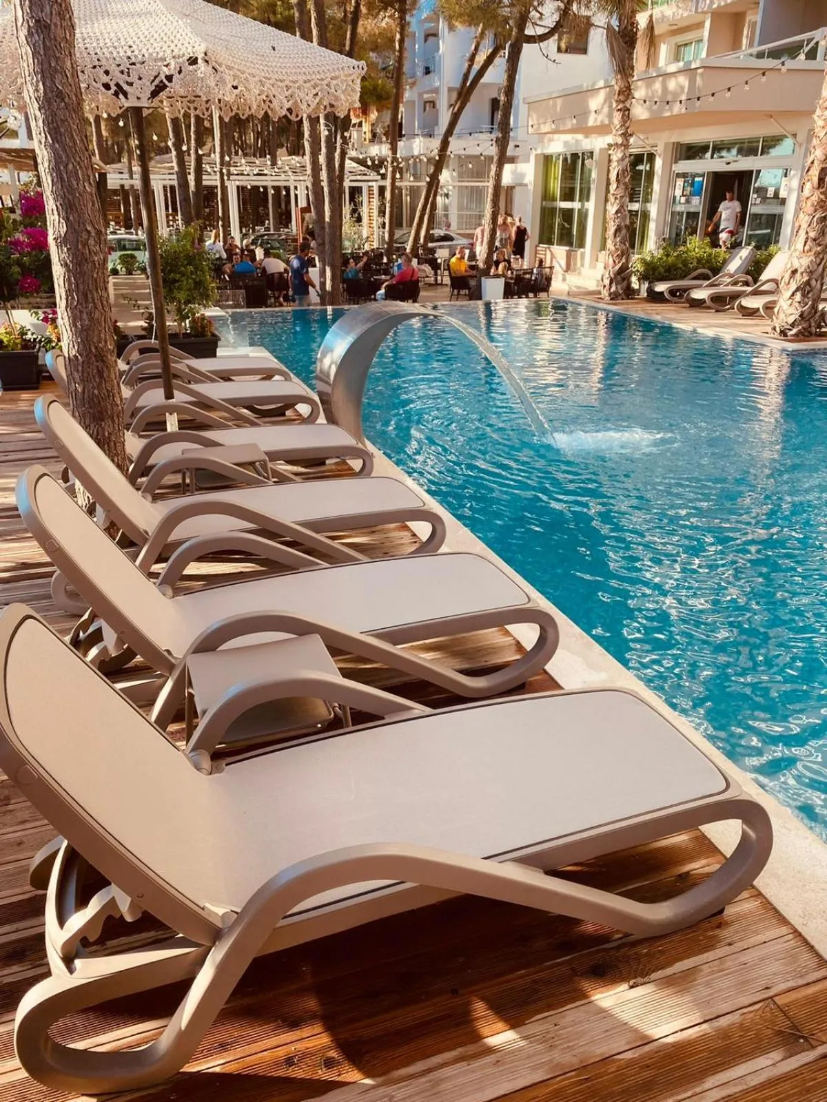 Swimming pool in Albanian Star Hotel