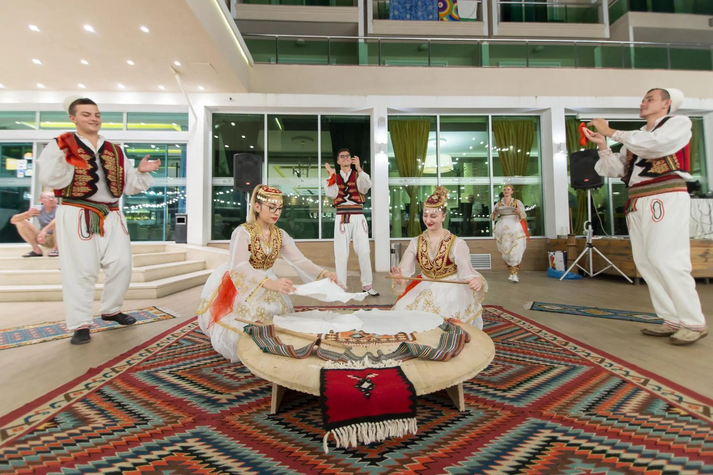 Evening entertainment in Albanian Star Hotel
