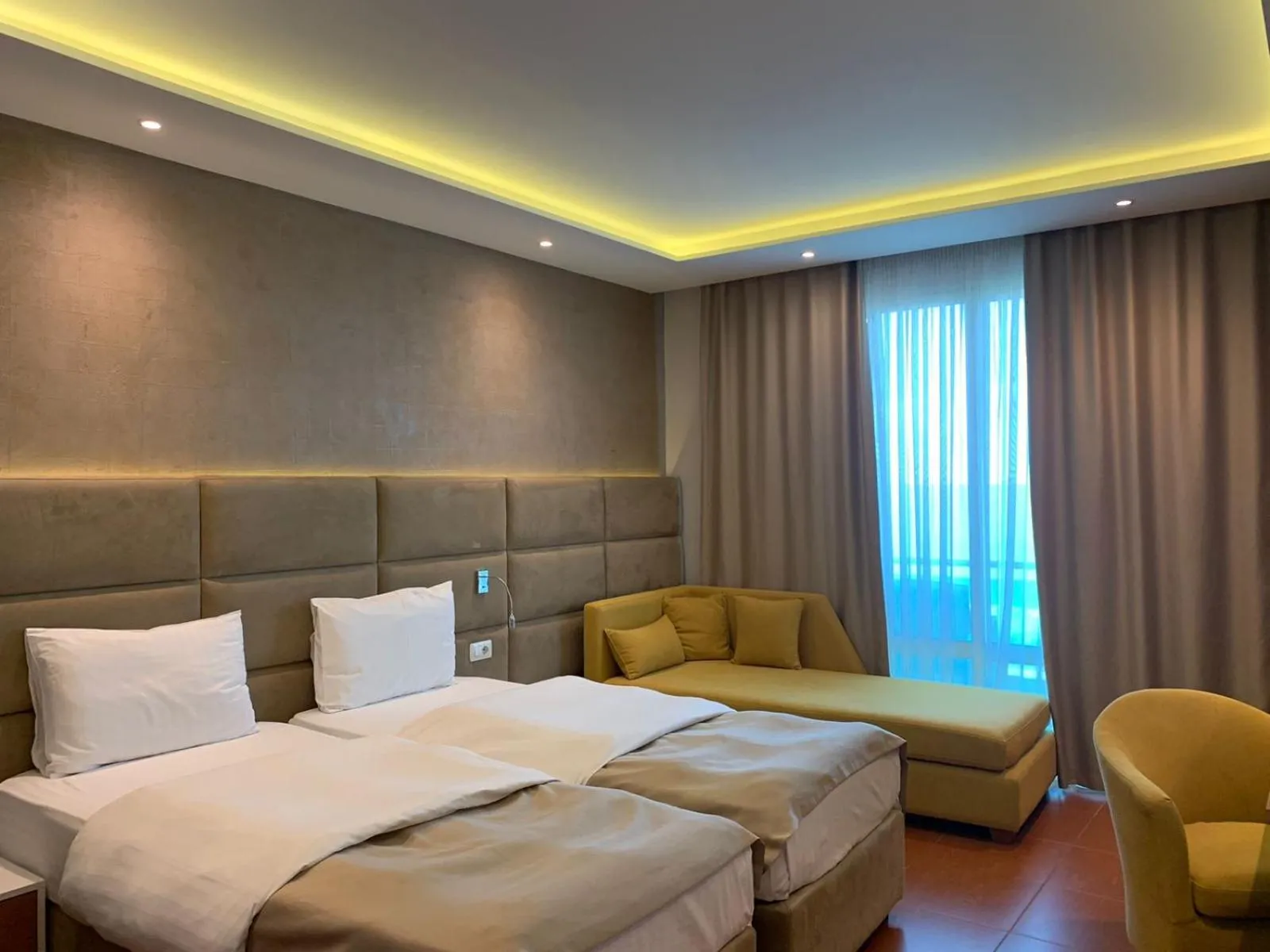 Photo of the whole room, Bed in Albanian Star Hotel