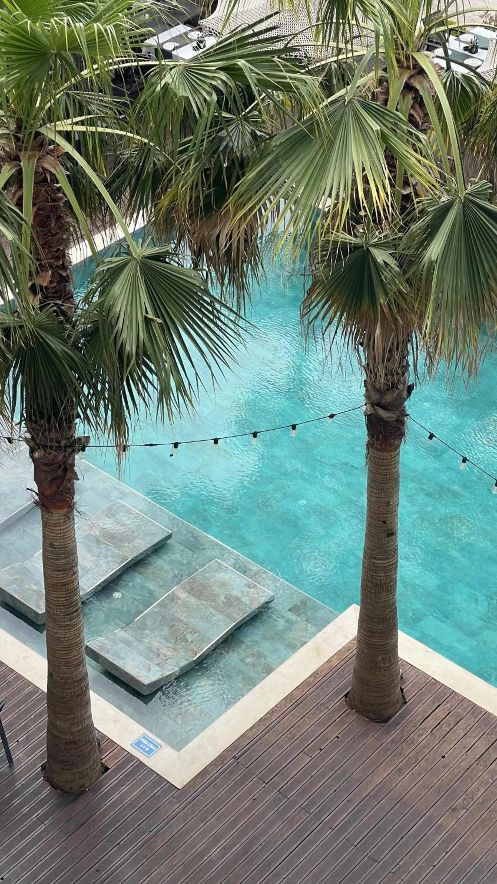 Pool view in Albanian Star Hotel
