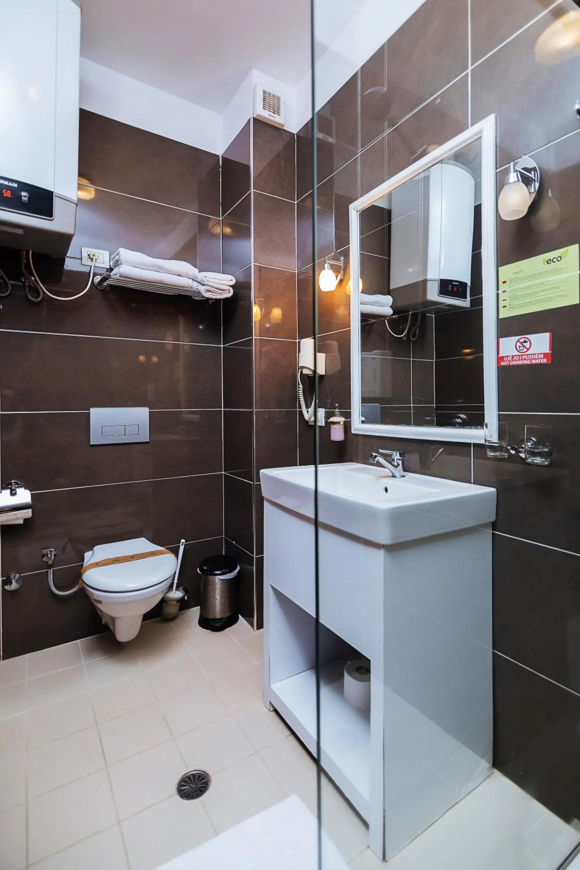 Bathroom in Albanian Star Hotel