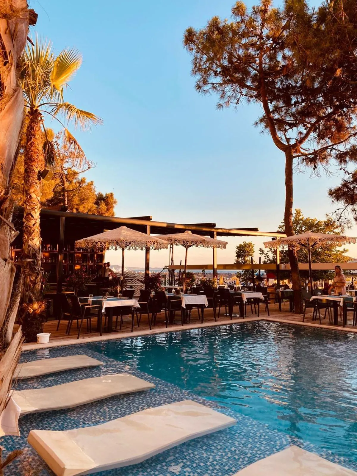 Swimming pool in Albanian Star Hotel