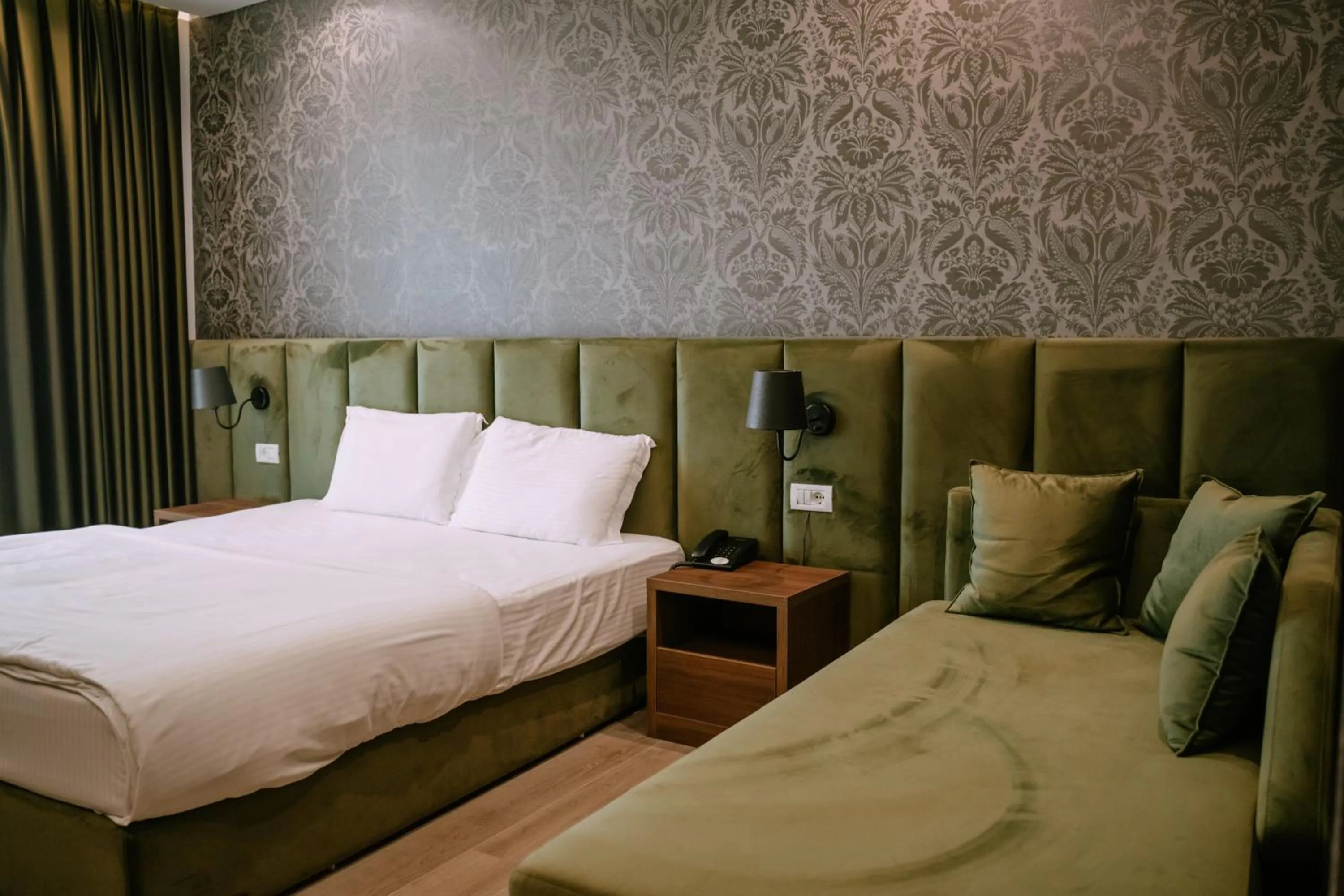 Bed in Albanian Star Hotel