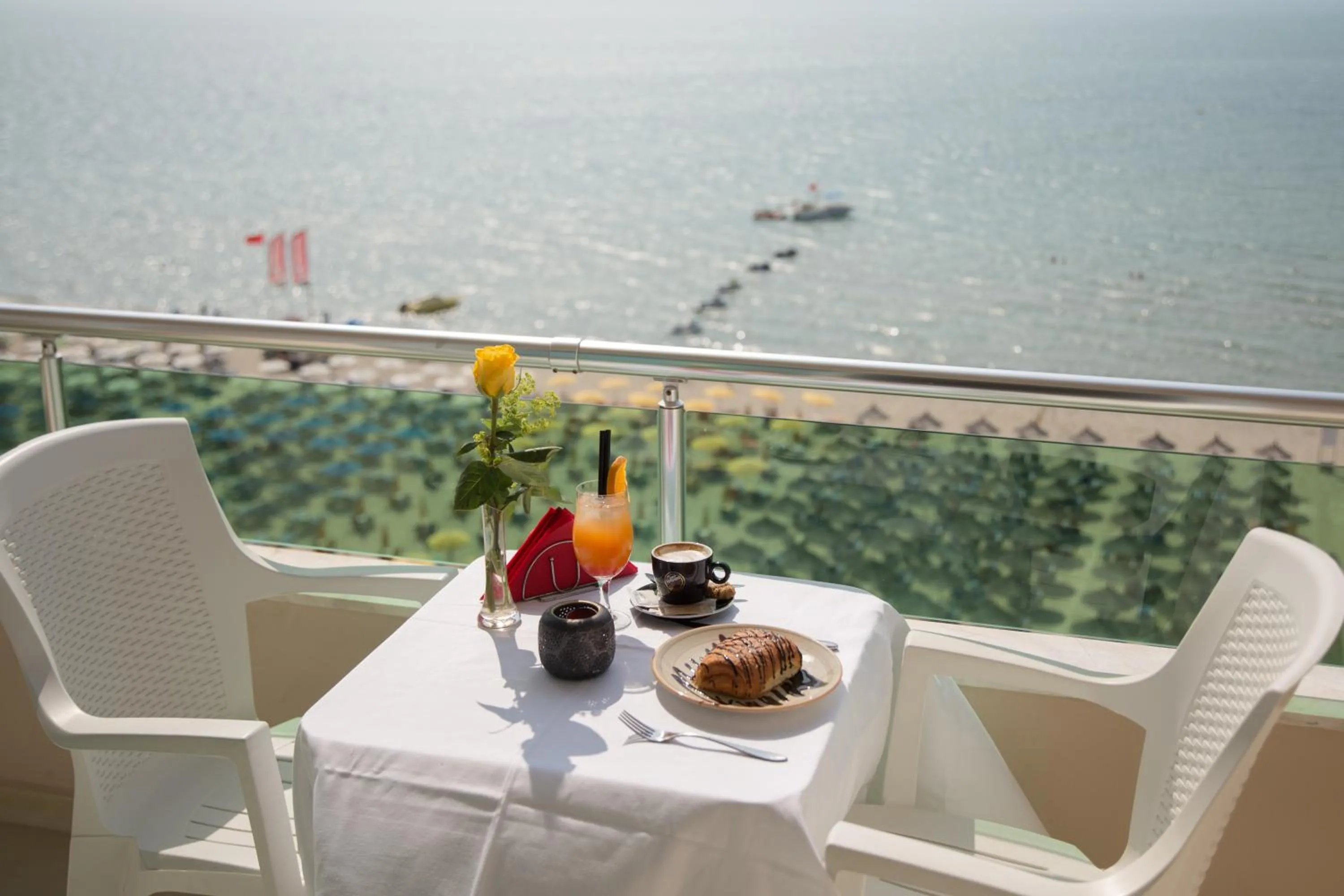 Balcony/Terrace in Albanian Star Hotel