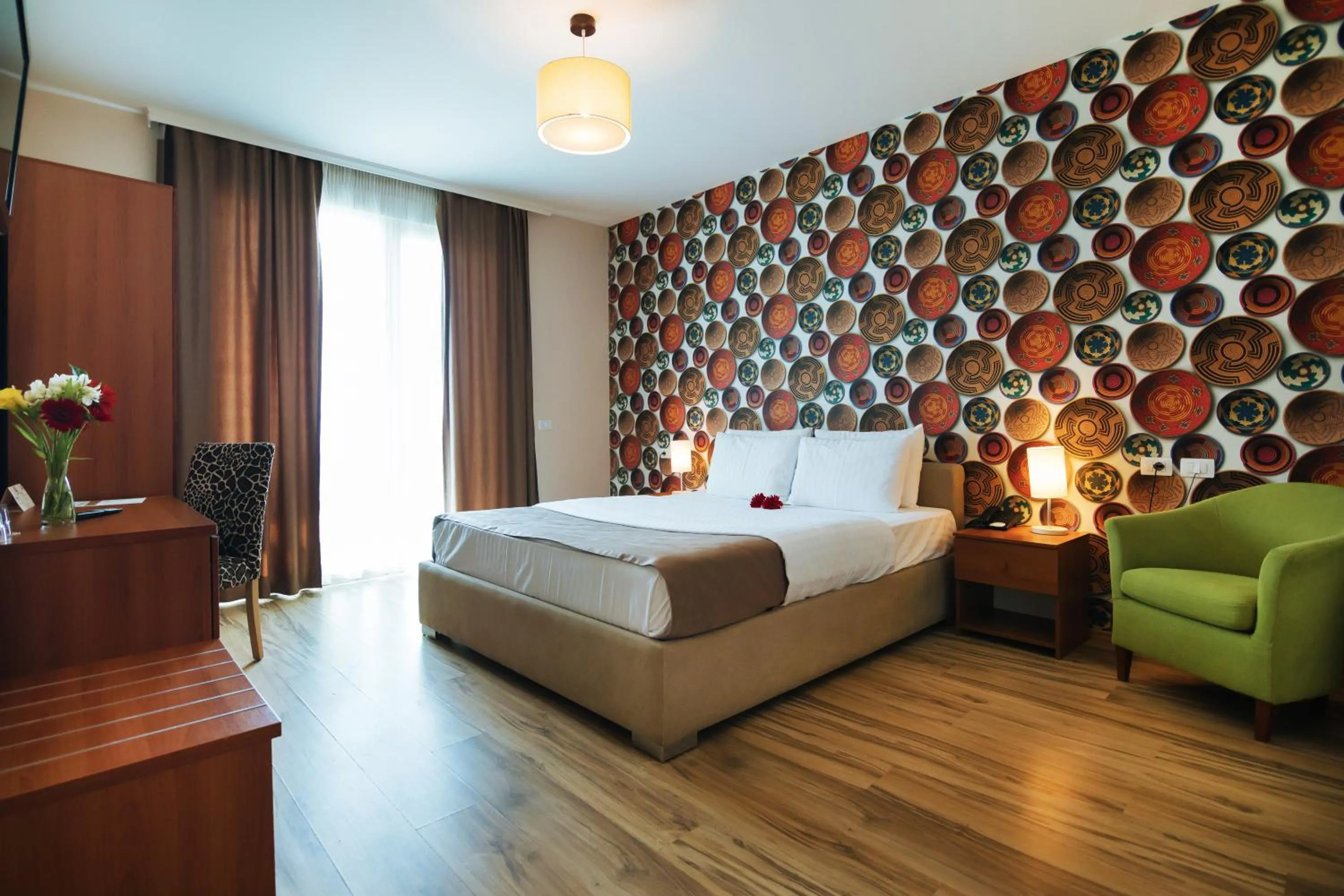 Photo of the whole room, Bed in Albanian Star Hotel